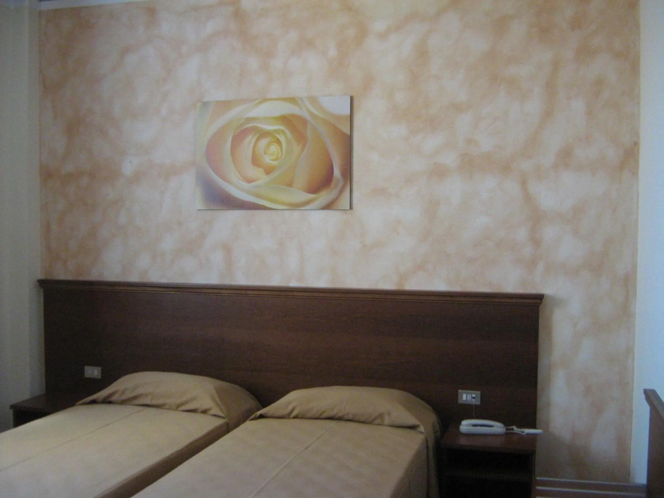 Bed in Hostiliae Ciminiera Hotel