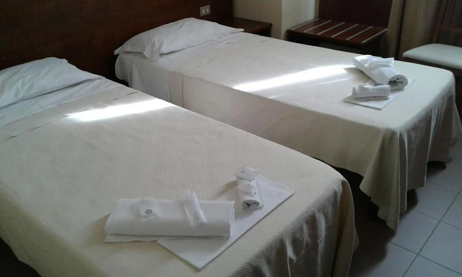 Bed in Hostiliae Ciminiera Hotel