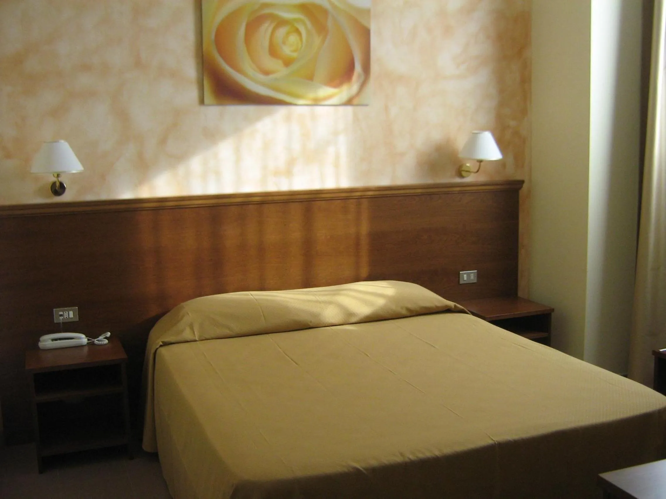 Bed in Hostiliae Ciminiera Hotel