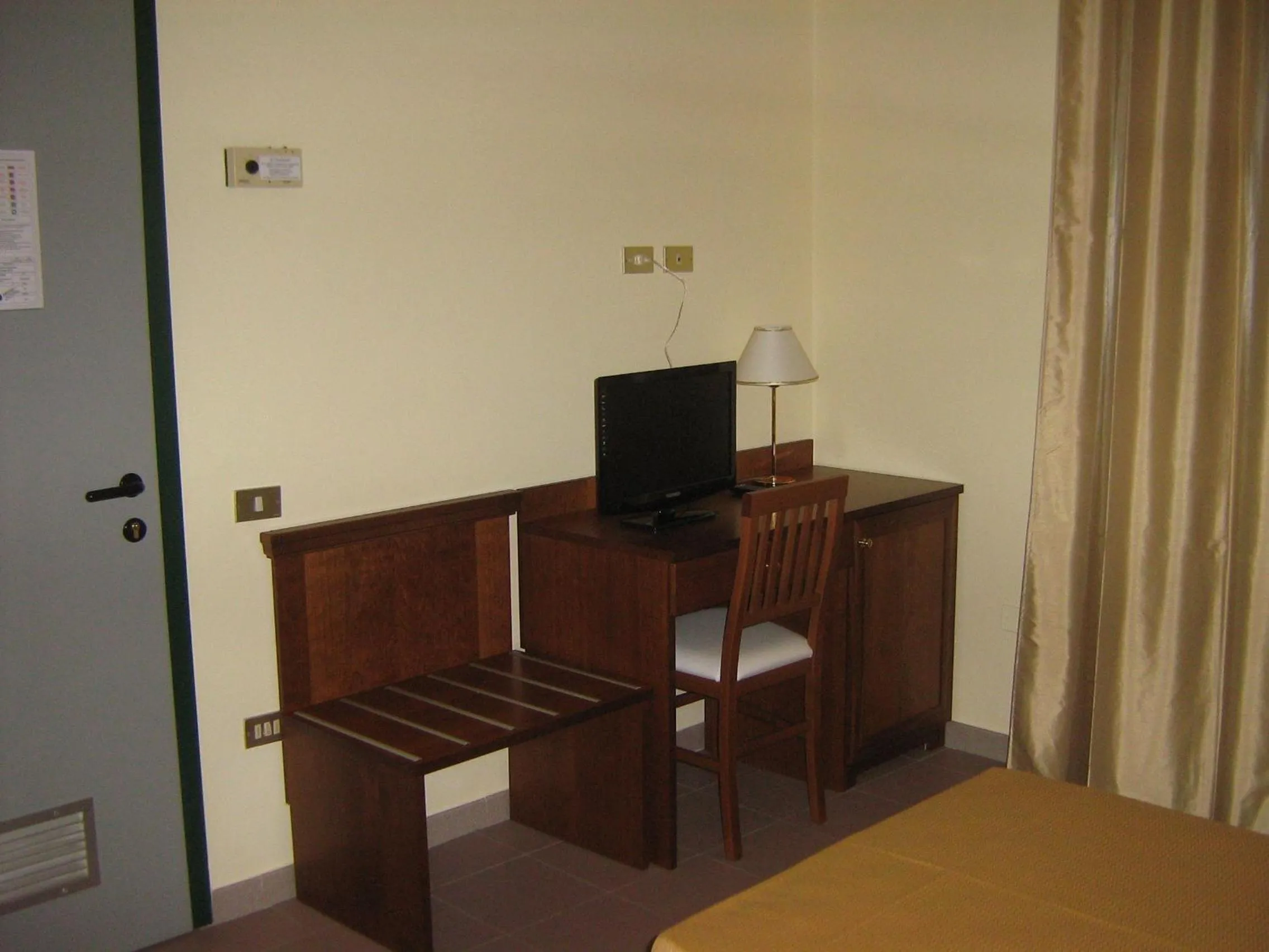 Decorative detail, Bed in Hostiliae Ciminiera Hotel