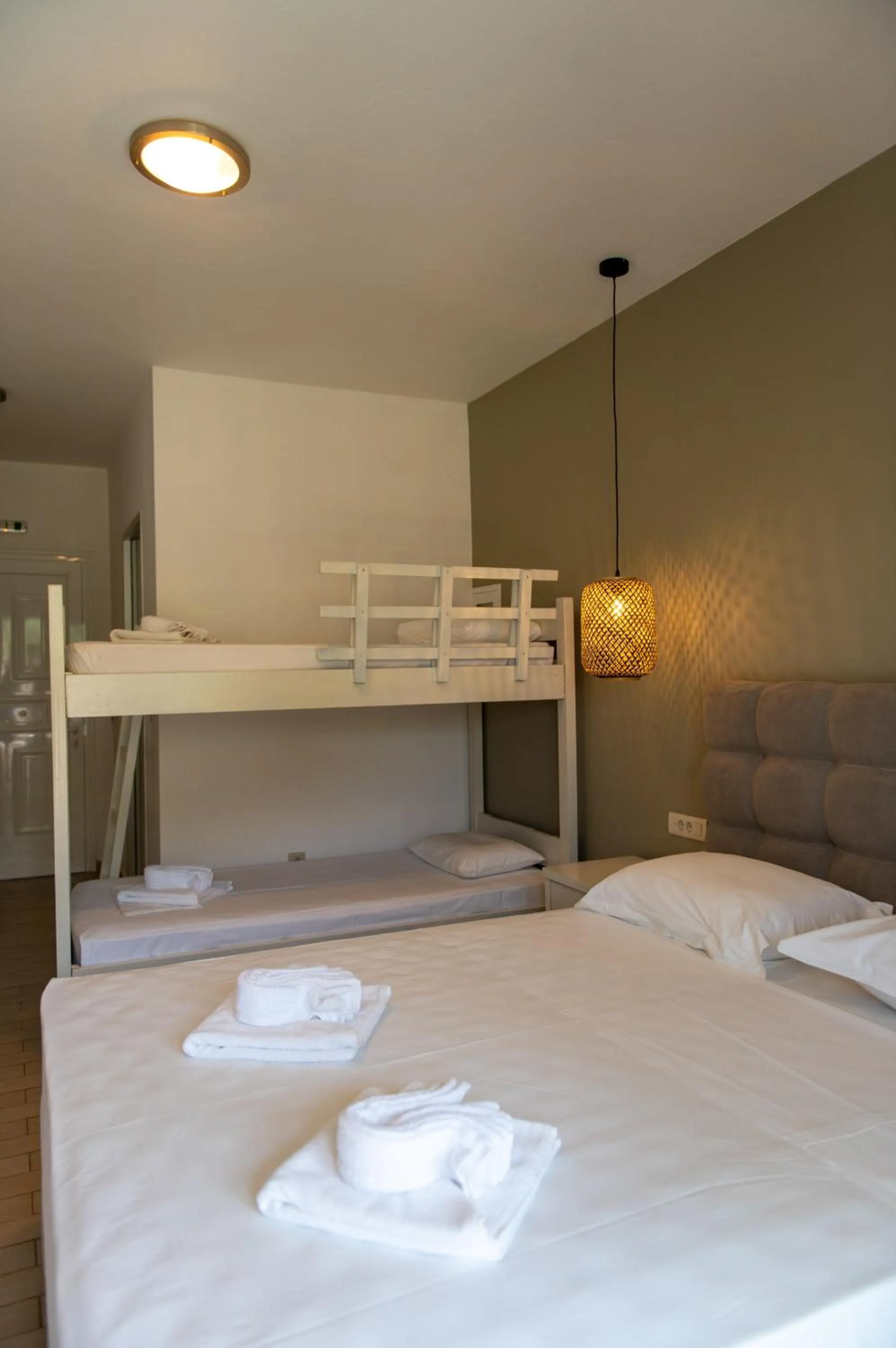 Bed in Hotel Elina
