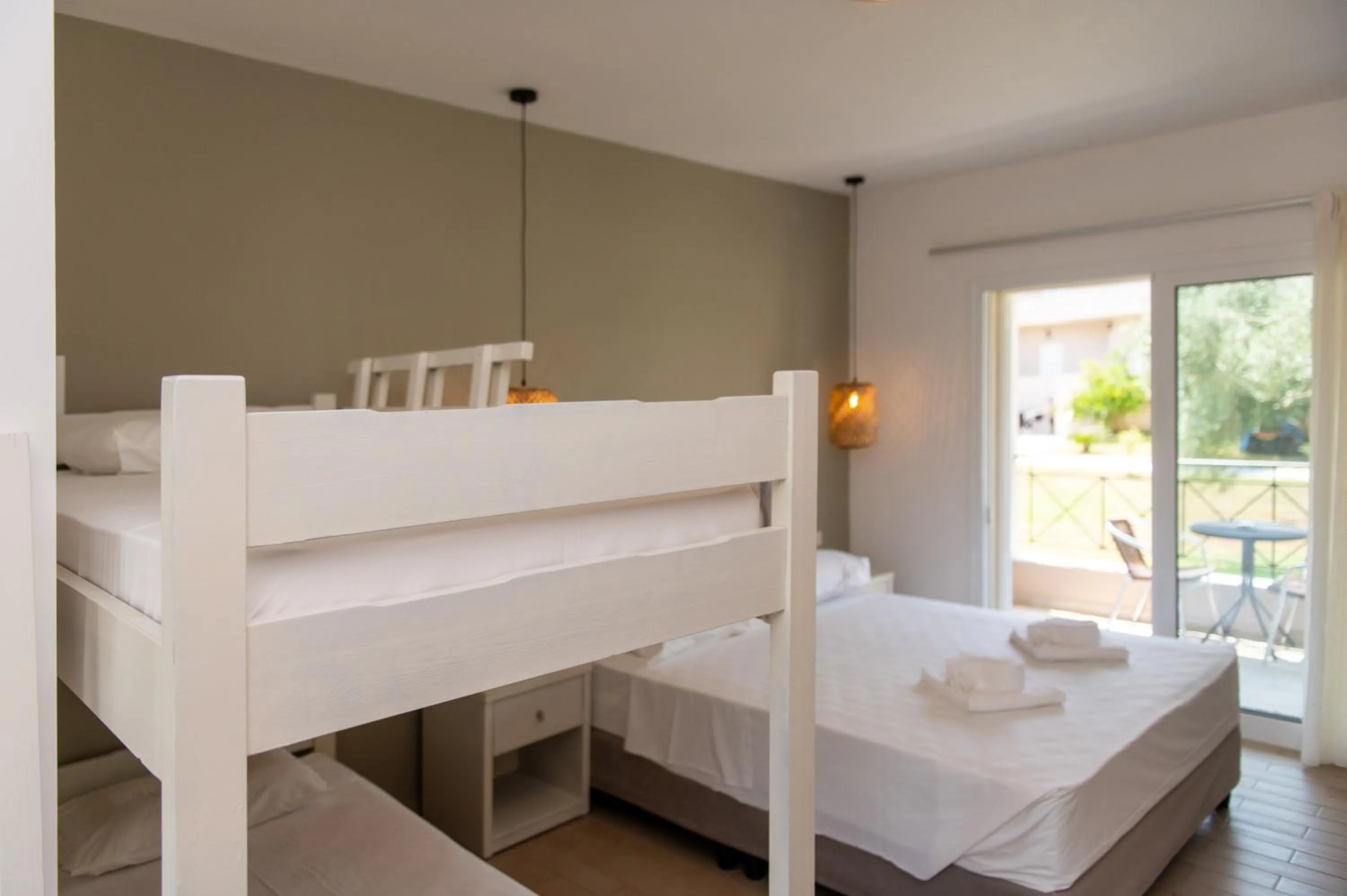Bed in Hotel Elina
