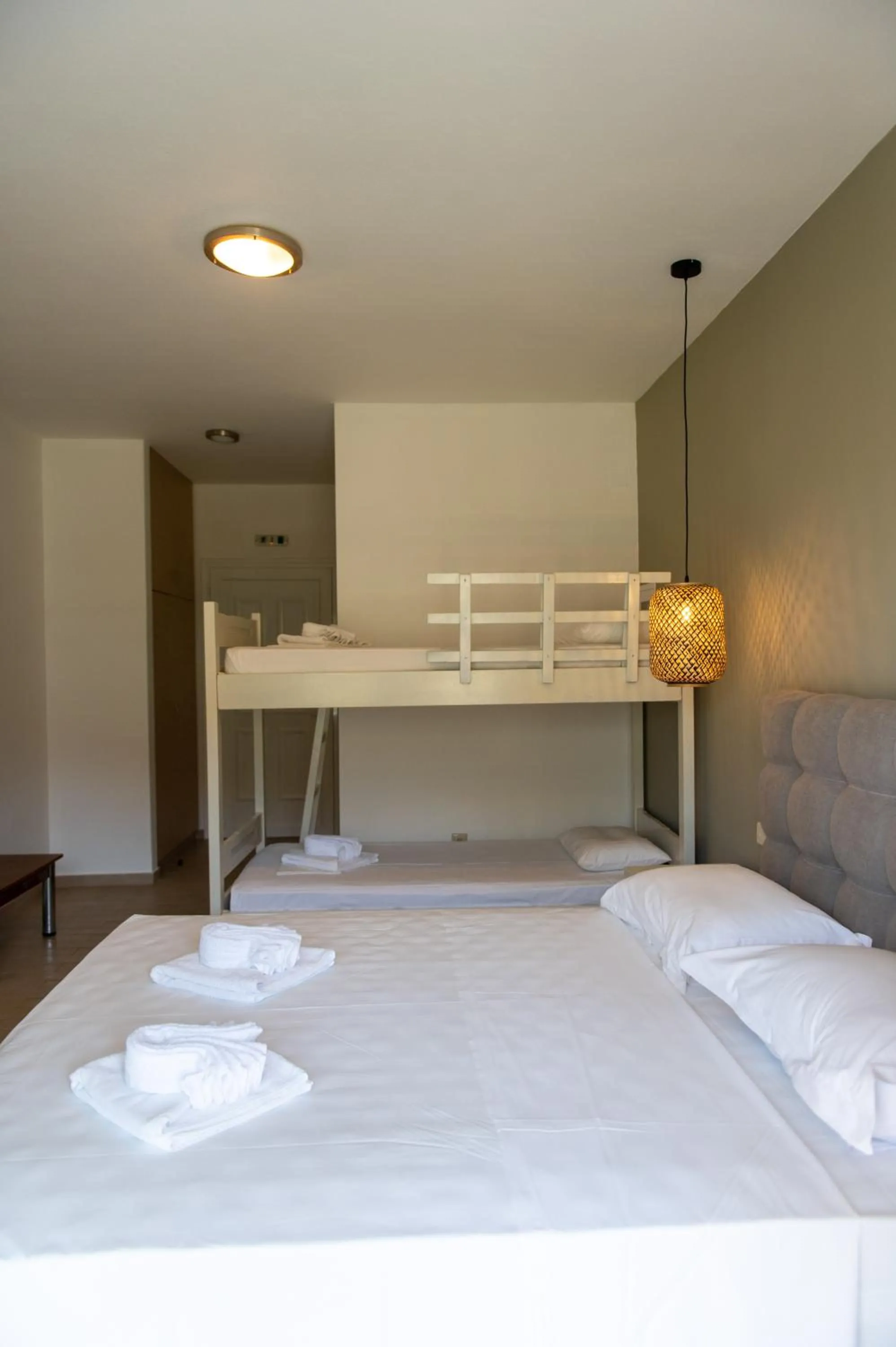 Bed in Hotel Elina