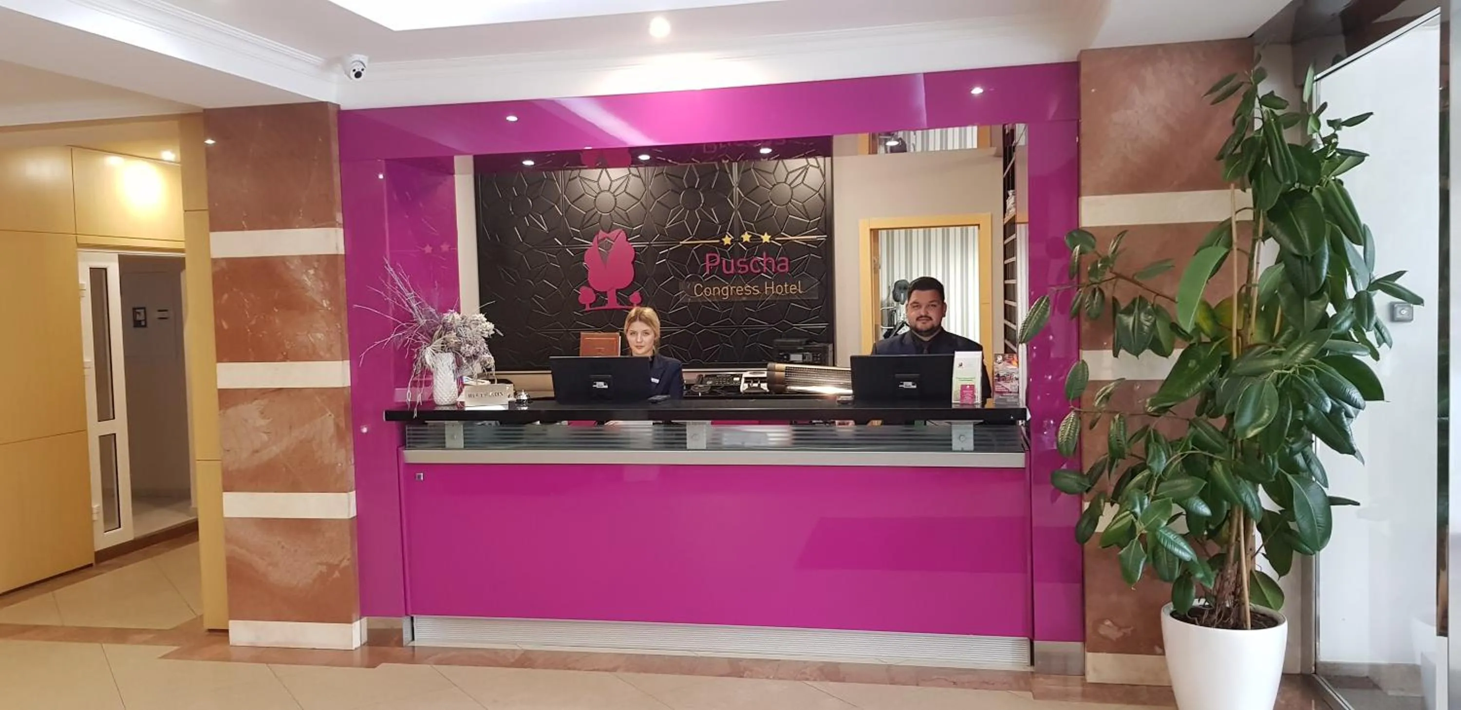 Staff in Pushcha Congress Hotel