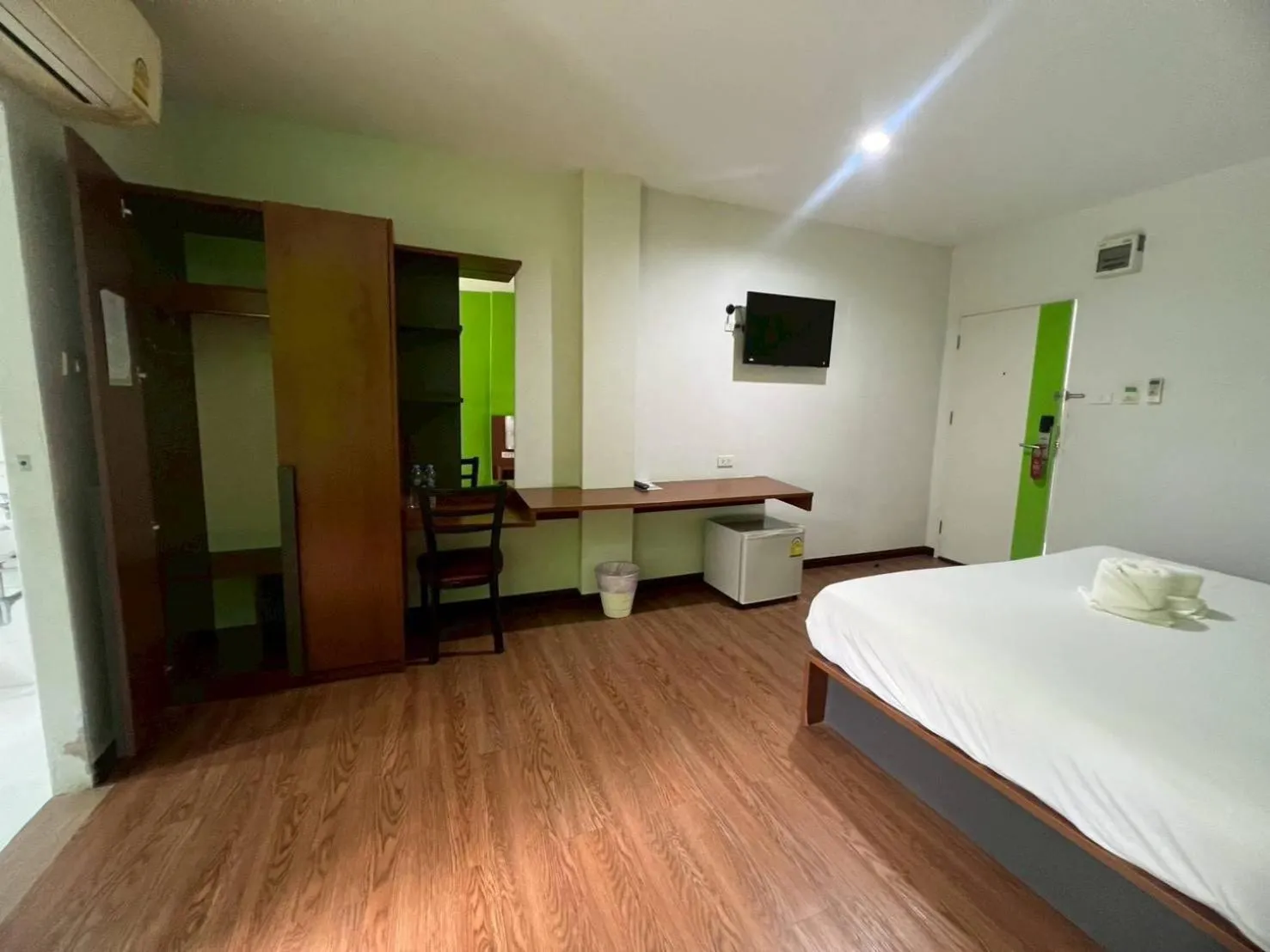 Bed in Eco Inn Prime Nakhon Si Thammarat