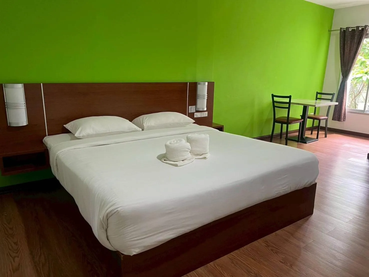 Bed in Eco Inn Prime Nakhon Si Thammarat