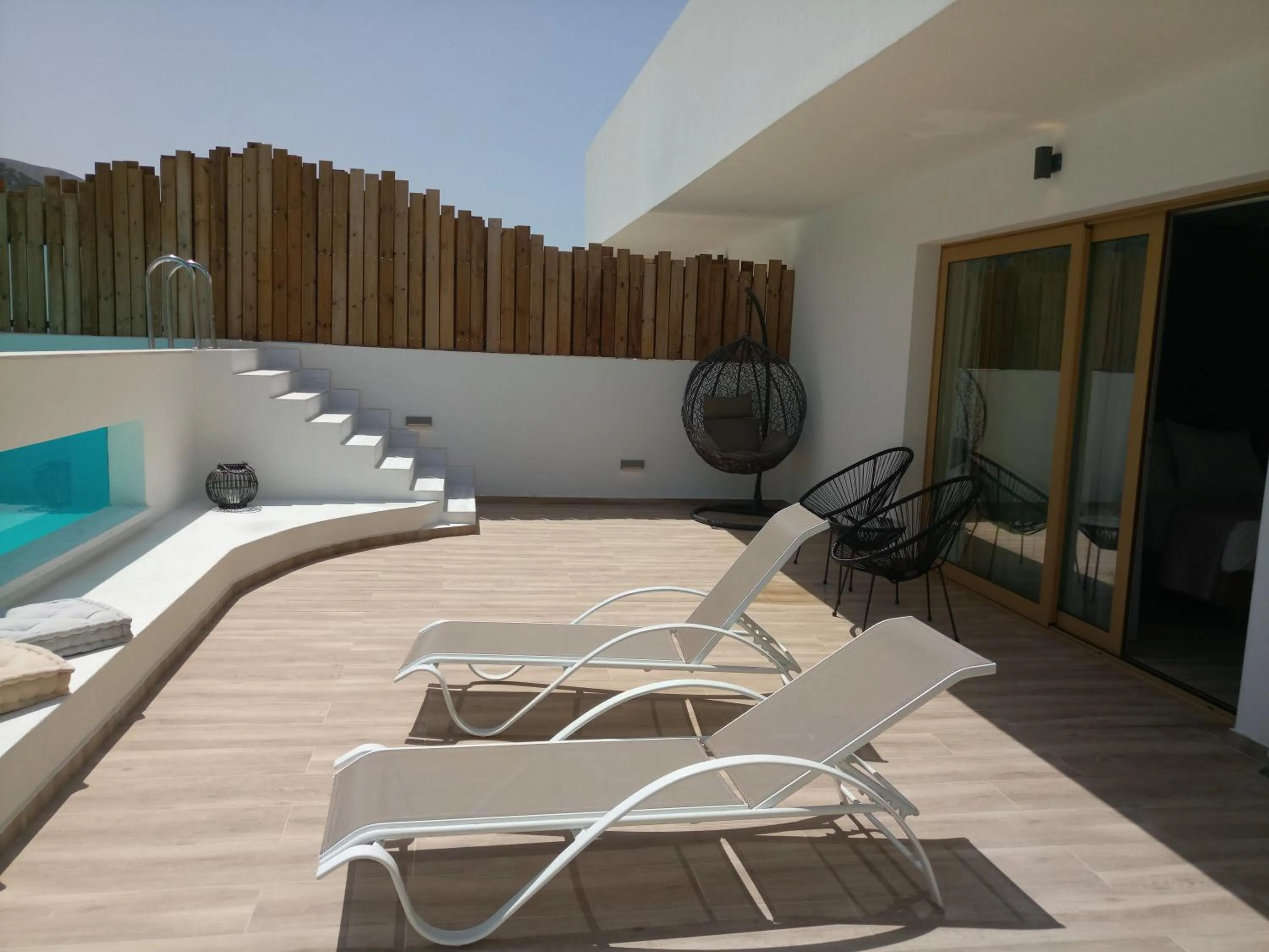 Balcony/Terrace in Meropi Hotel & Apartments