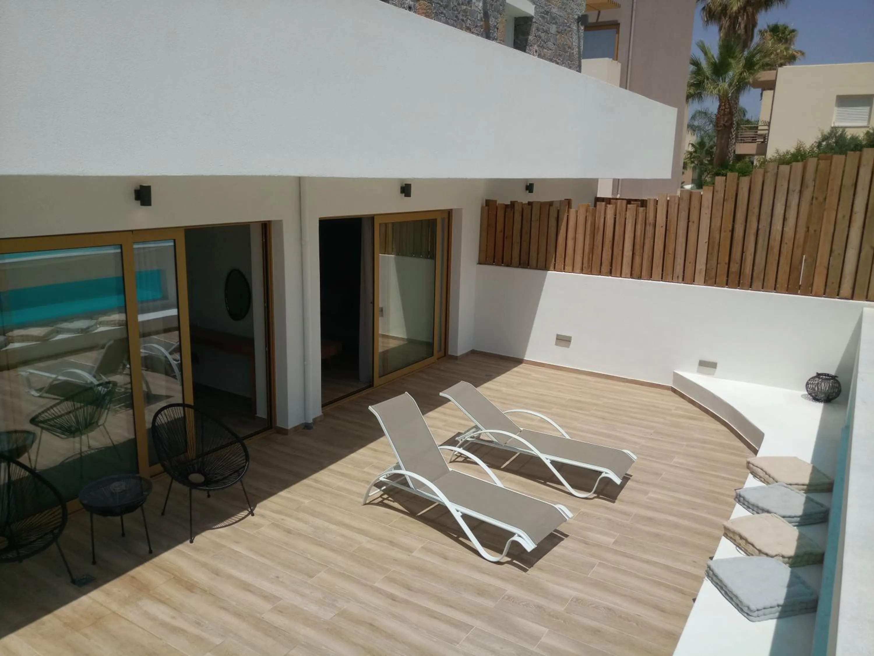 Balcony/Terrace in Meropi Hotel & Apartments