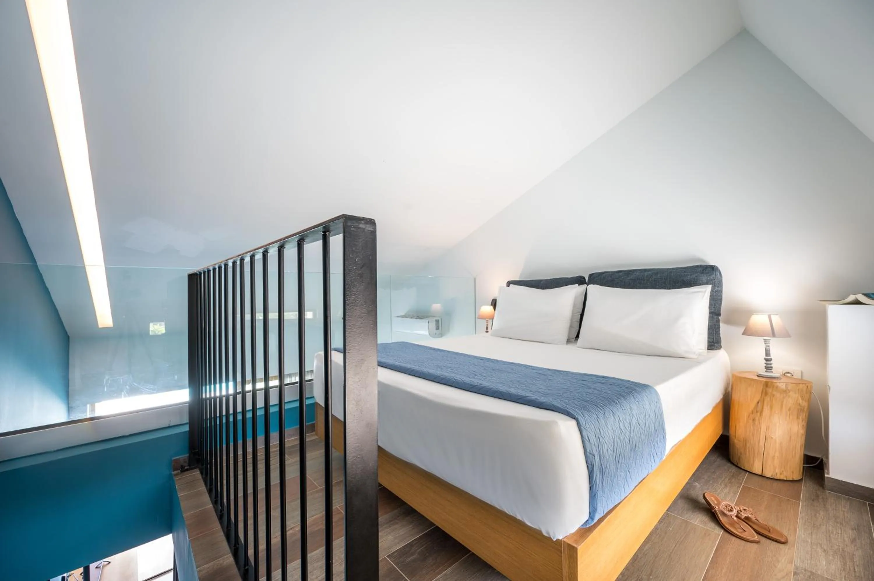 Bed in Meropi Hotel & Apartments