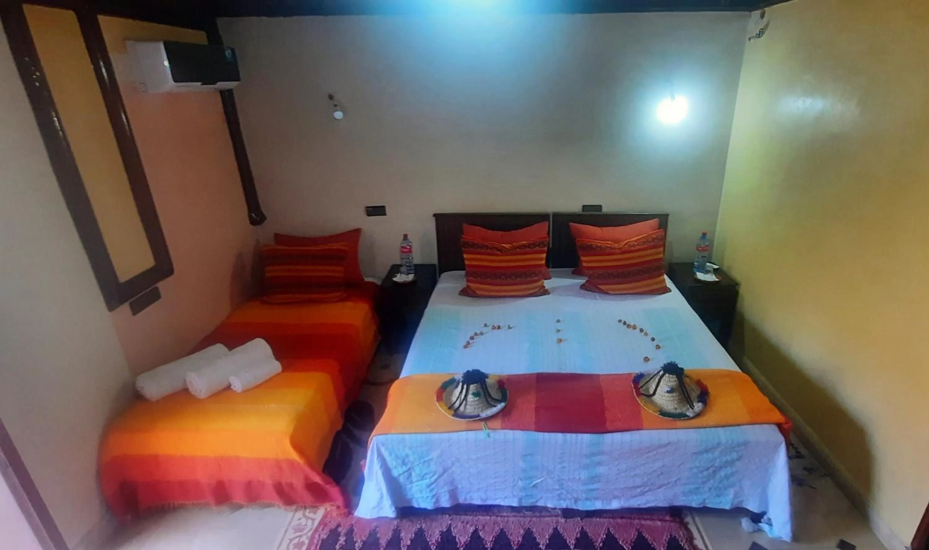 Bed in Riad Atlas Panorama