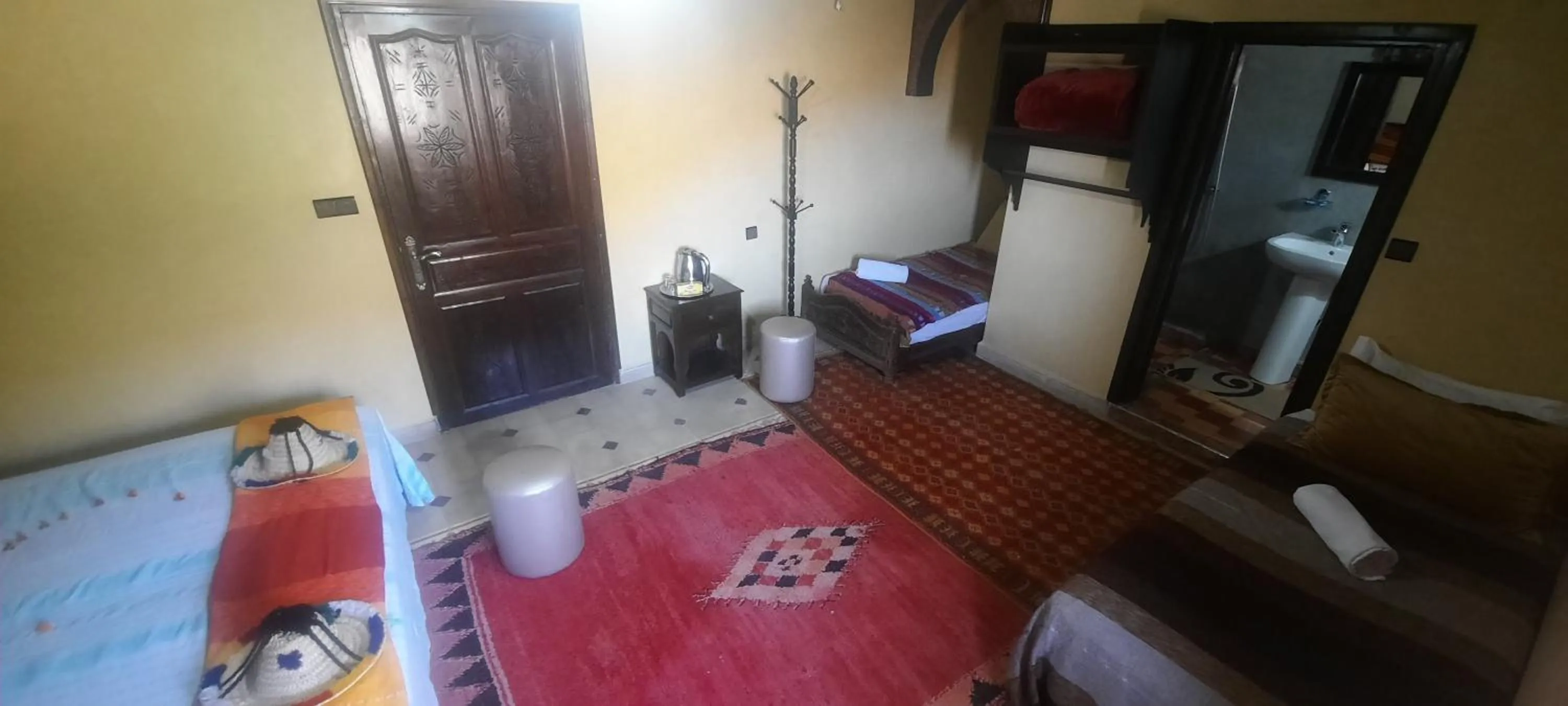 Bed in Riad Atlas Panorama