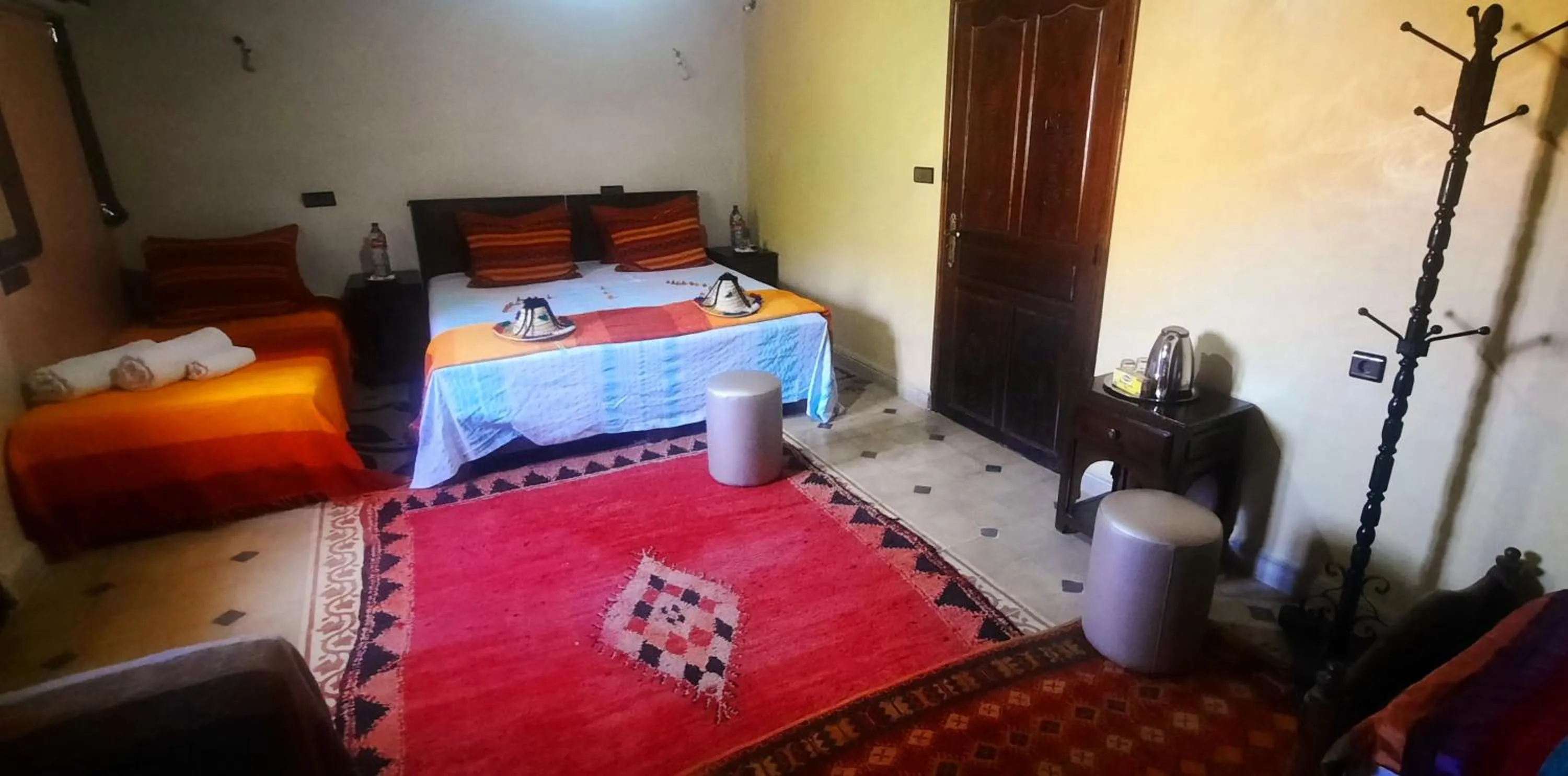 Bed in Riad Atlas Panorama