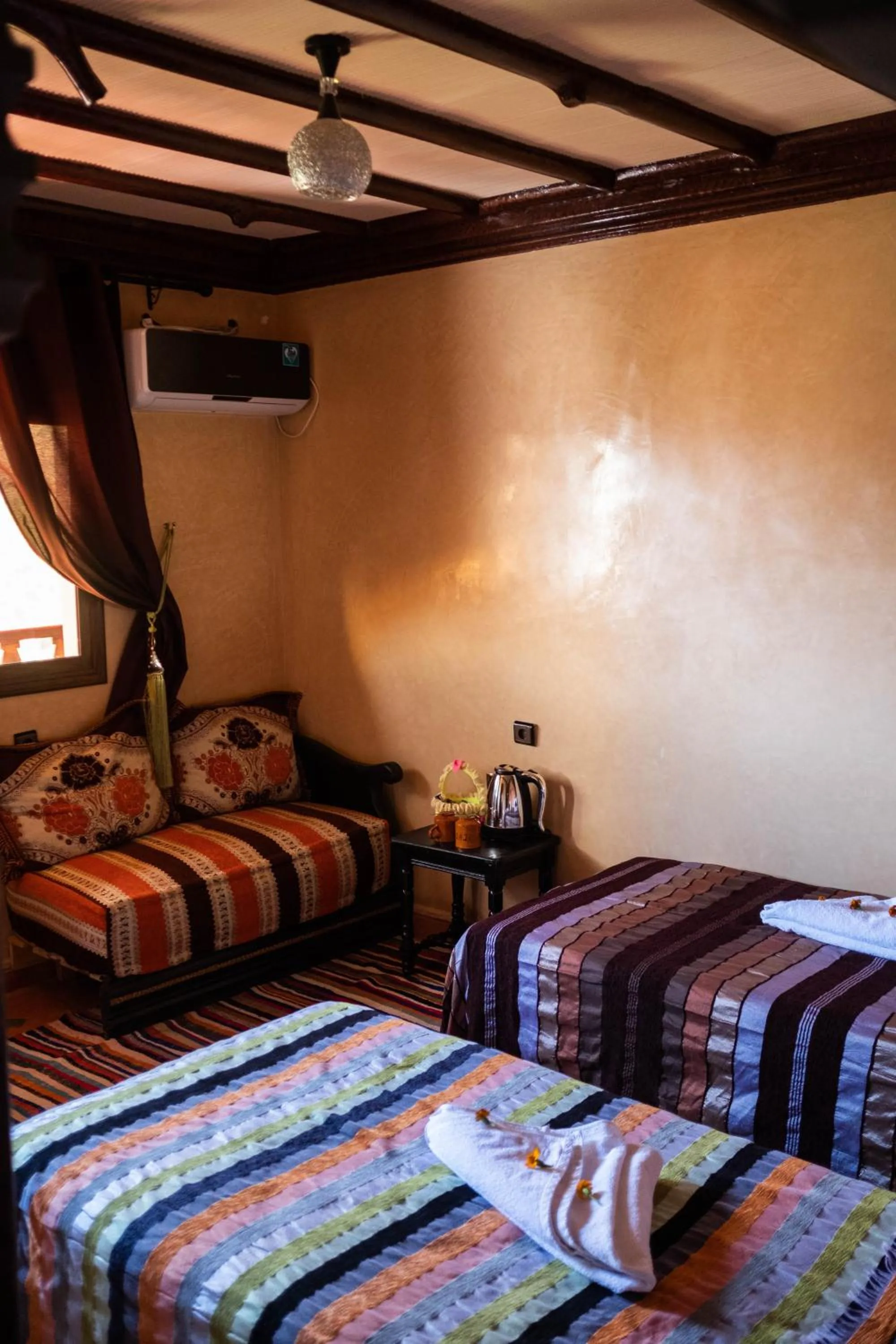 Bed in Riad Atlas Panorama