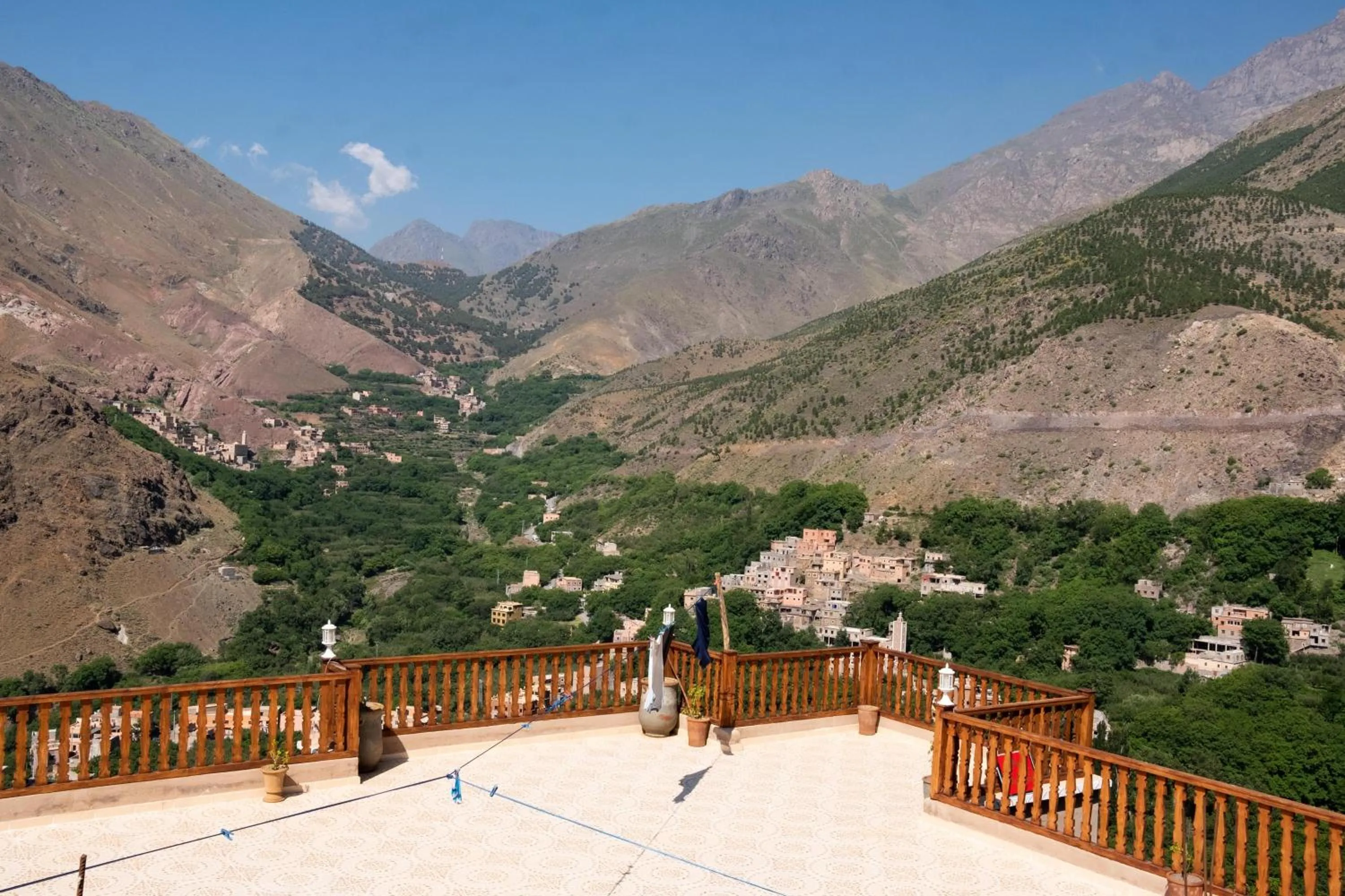 Balcony/Terrace in Riad Atlas Panorama
