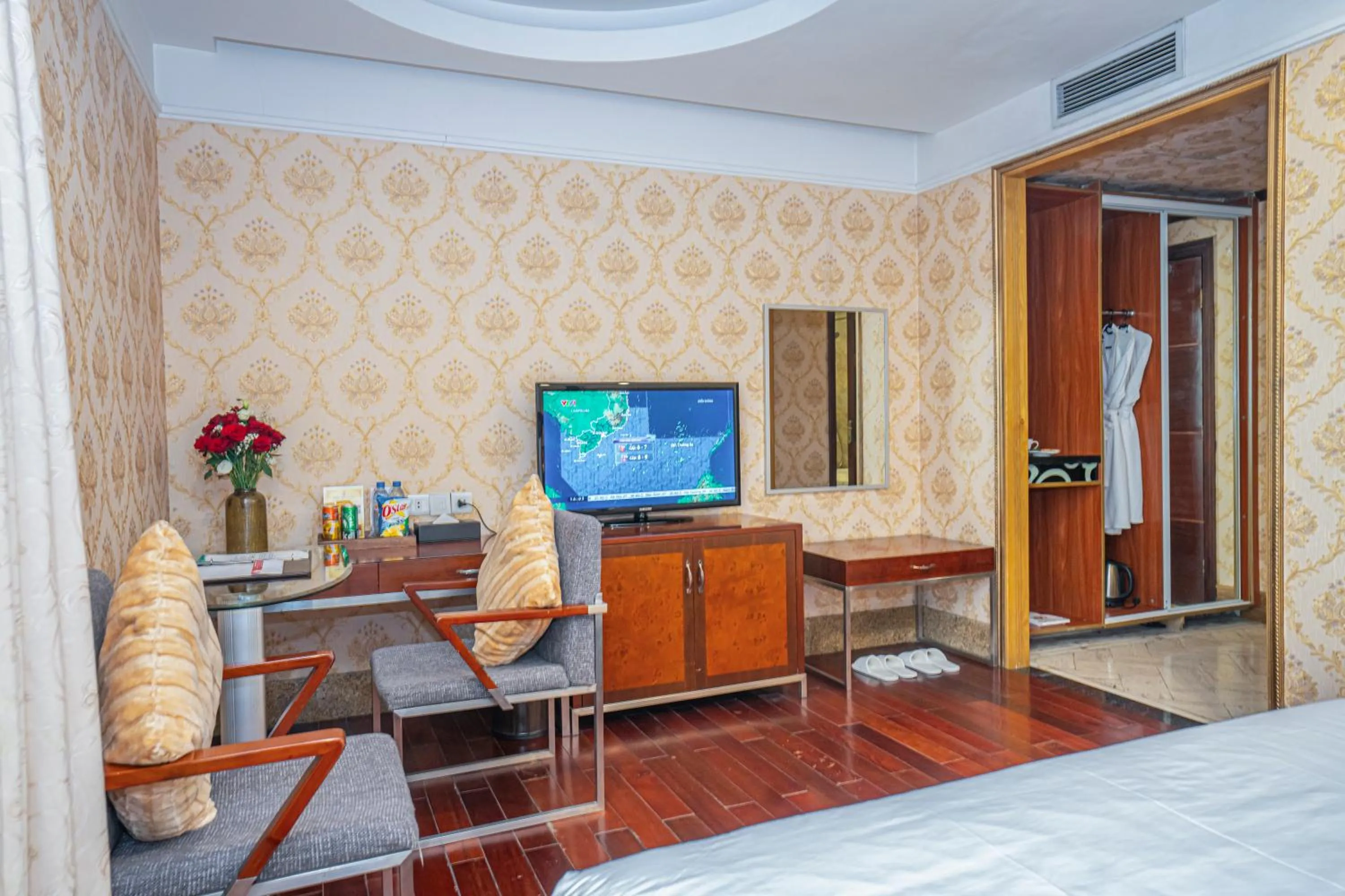 Bed in The Vissai Hotel