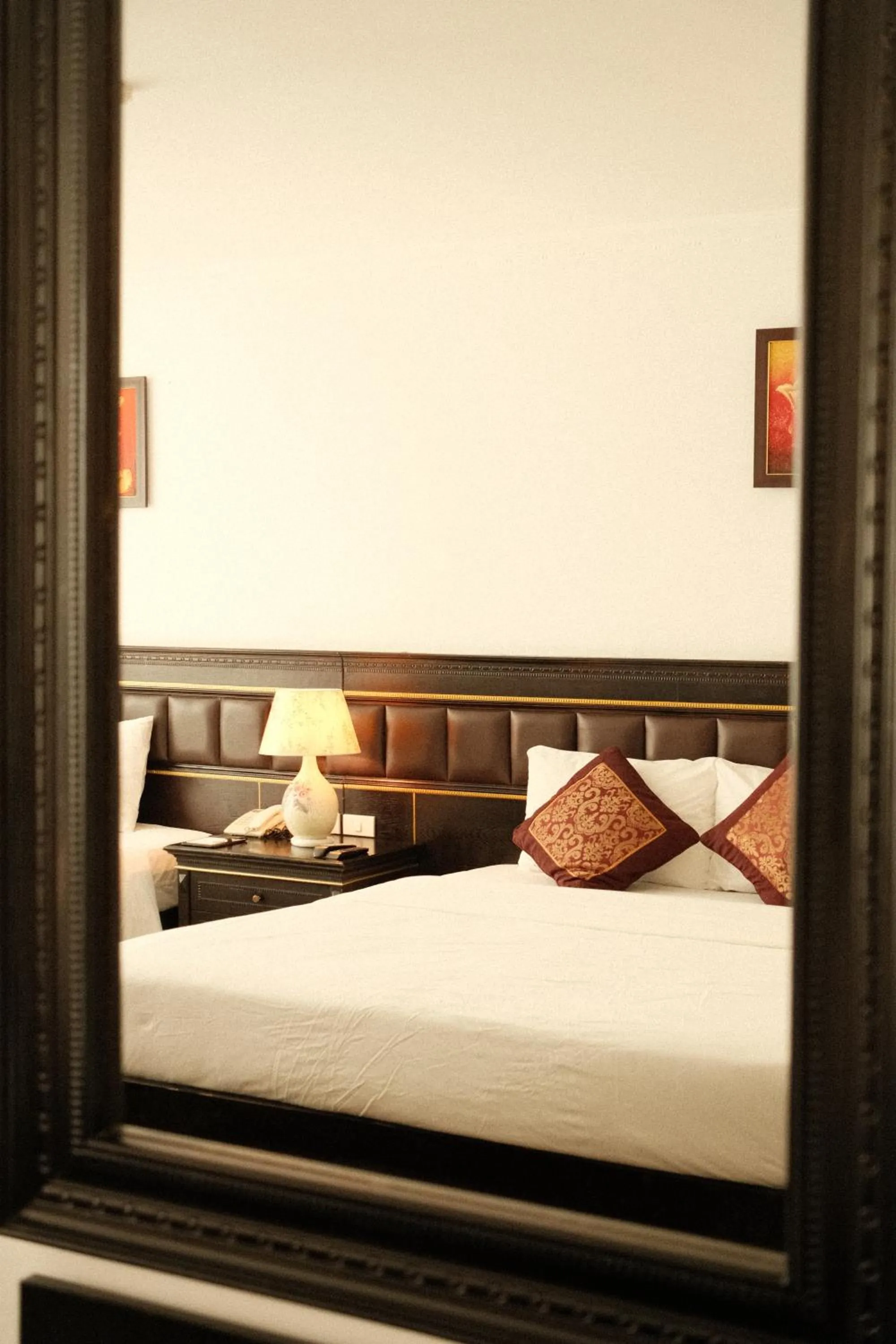 Bed in The Vissai Hotel