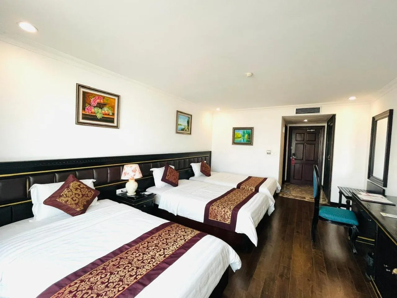 Bed in The Vissai Hotel