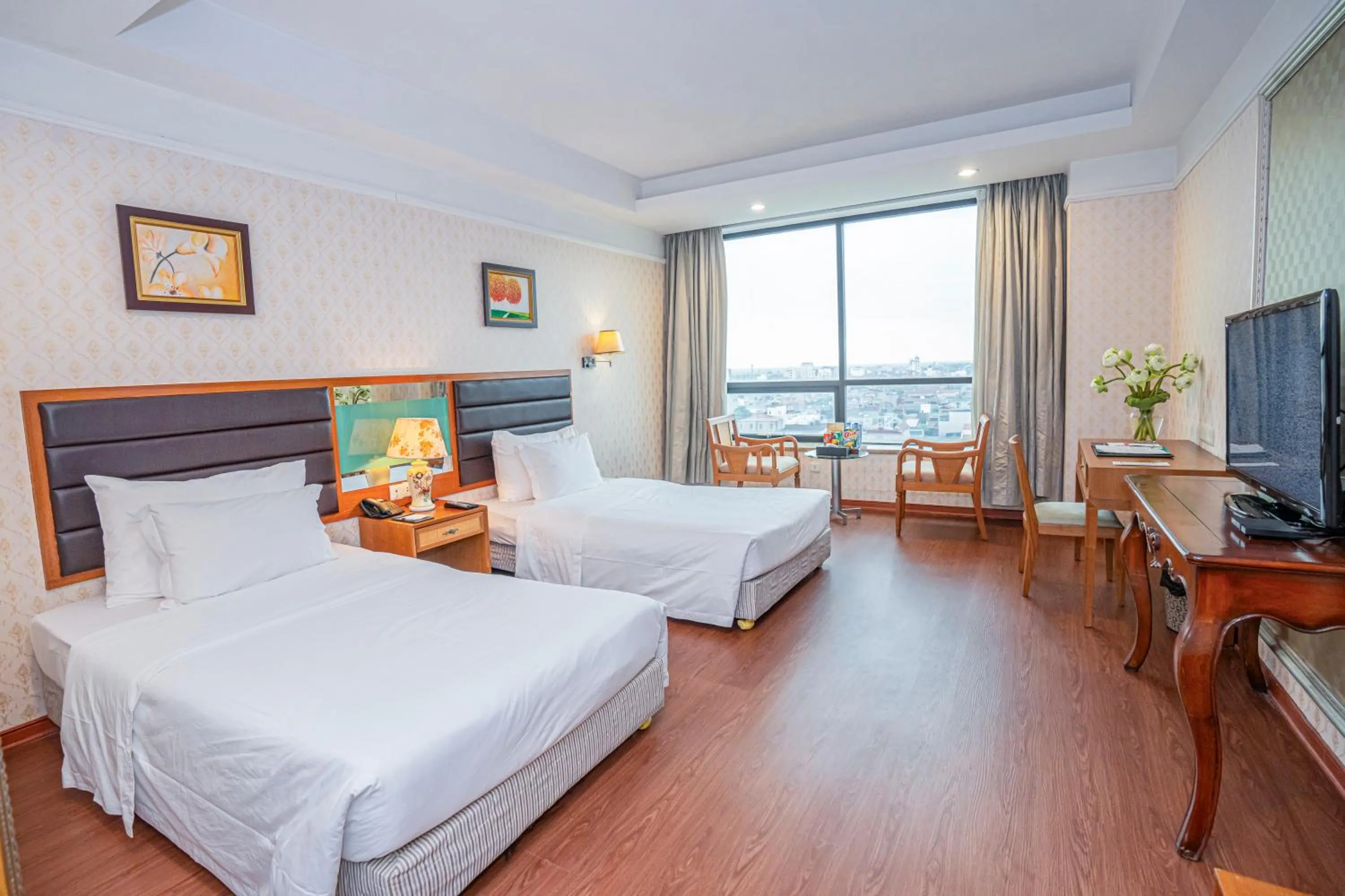 Bed in The Vissai Hotel