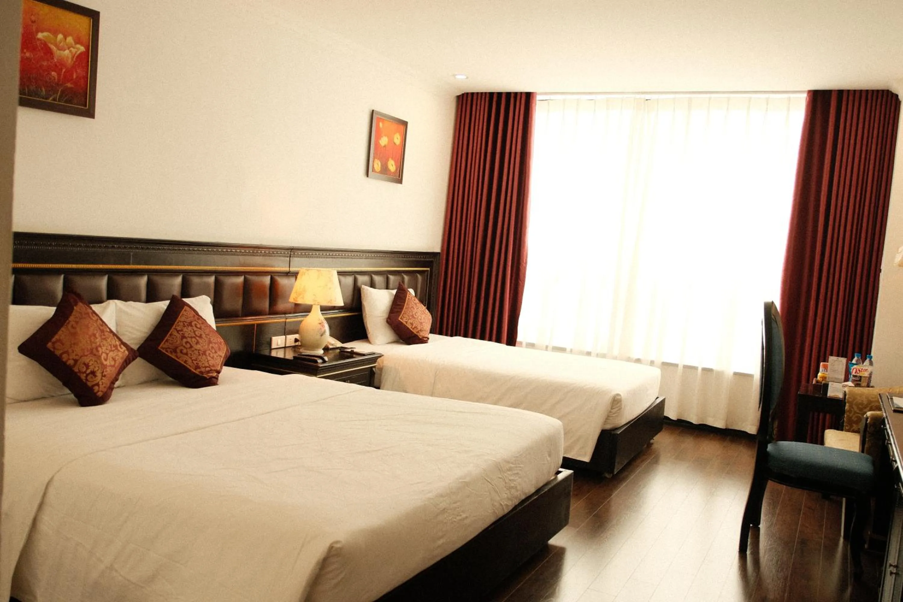 Bed in The Vissai Hotel