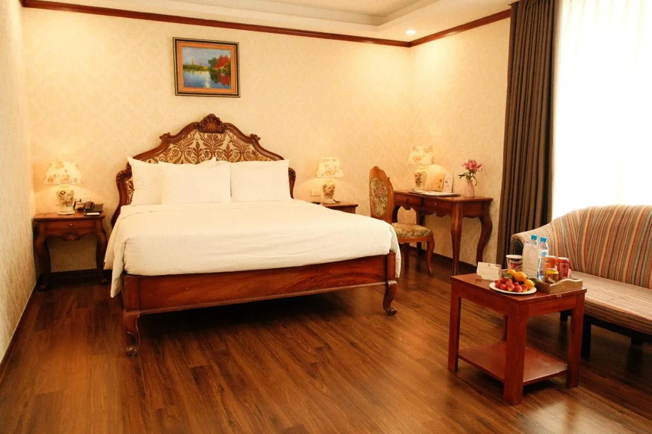 Bed in The Vissai Hotel