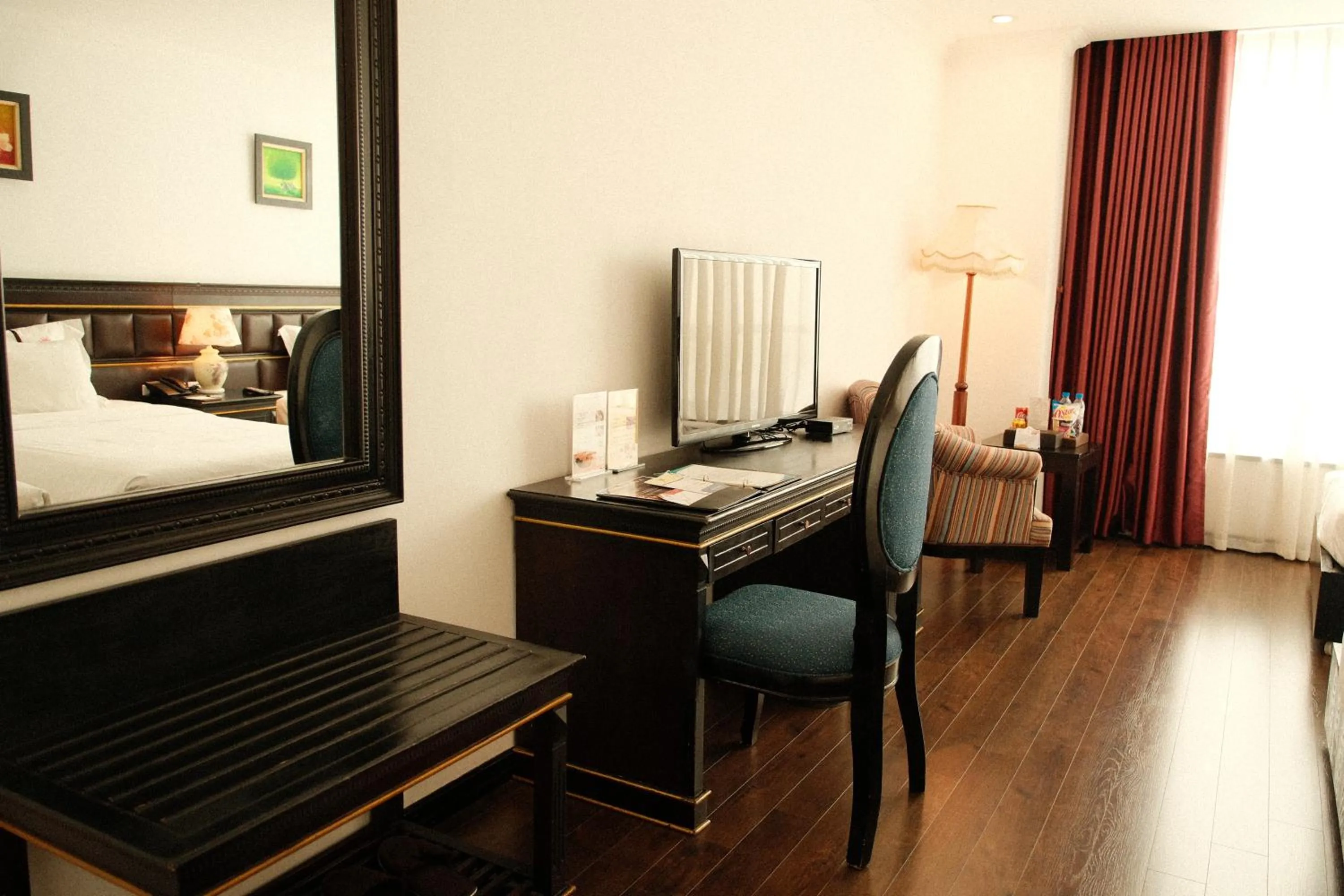 Bed in The Vissai Hotel