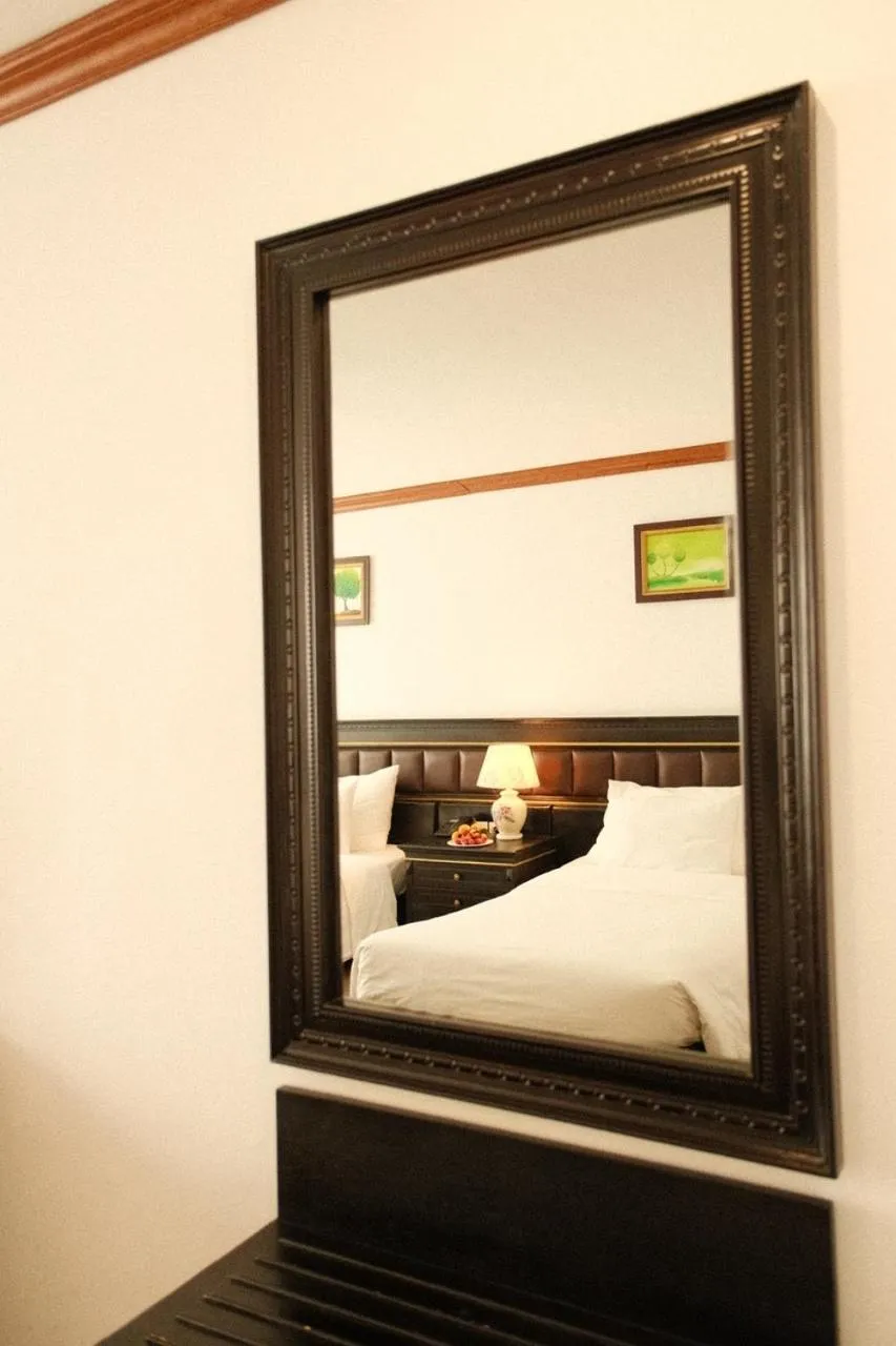 Bed in The Vissai Hotel