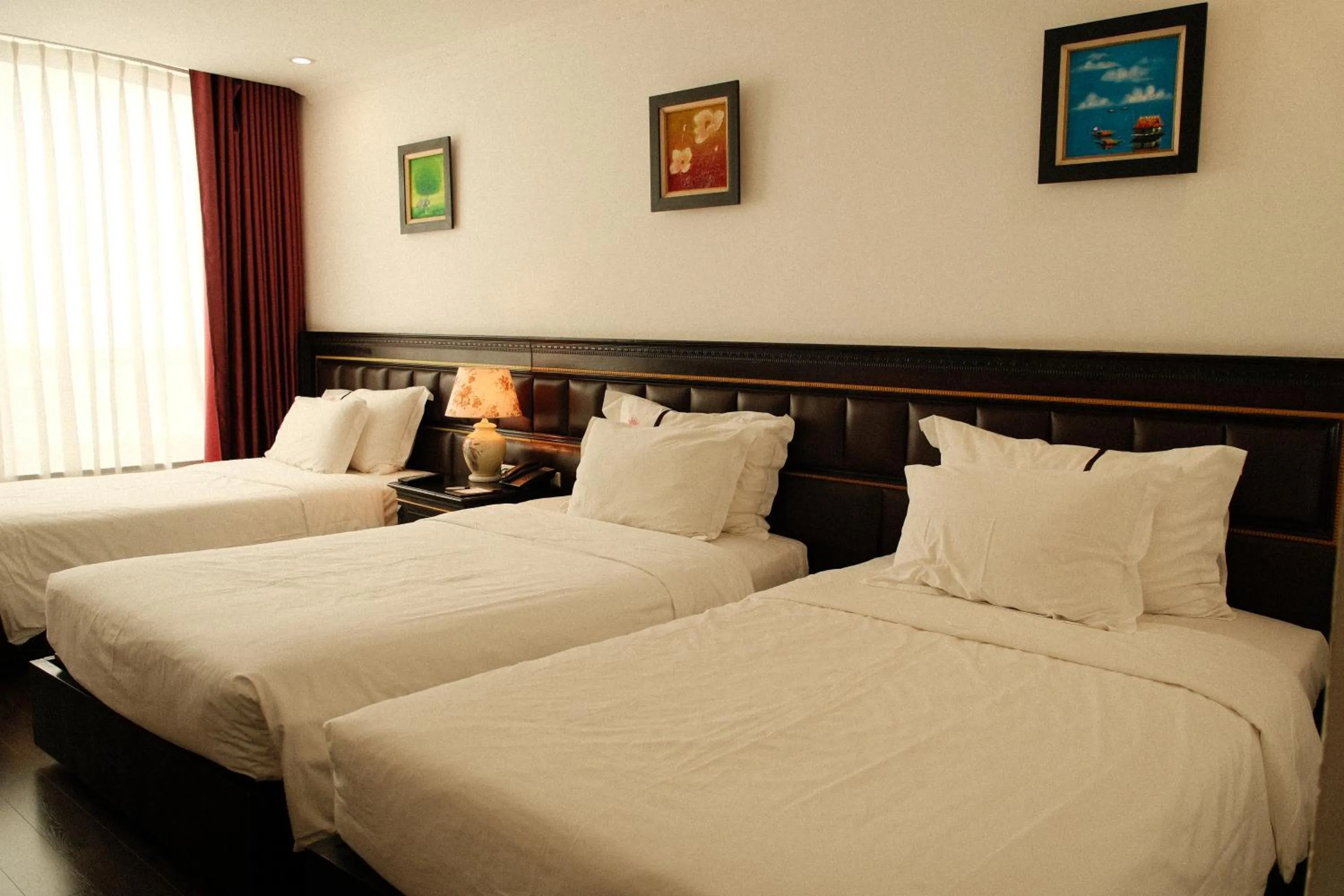 Bed in The Vissai Hotel