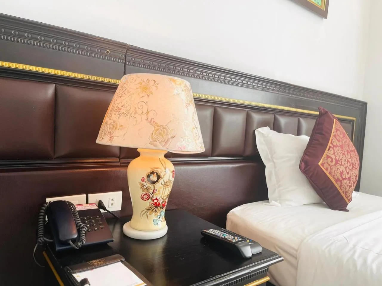 Bed in The Vissai Hotel