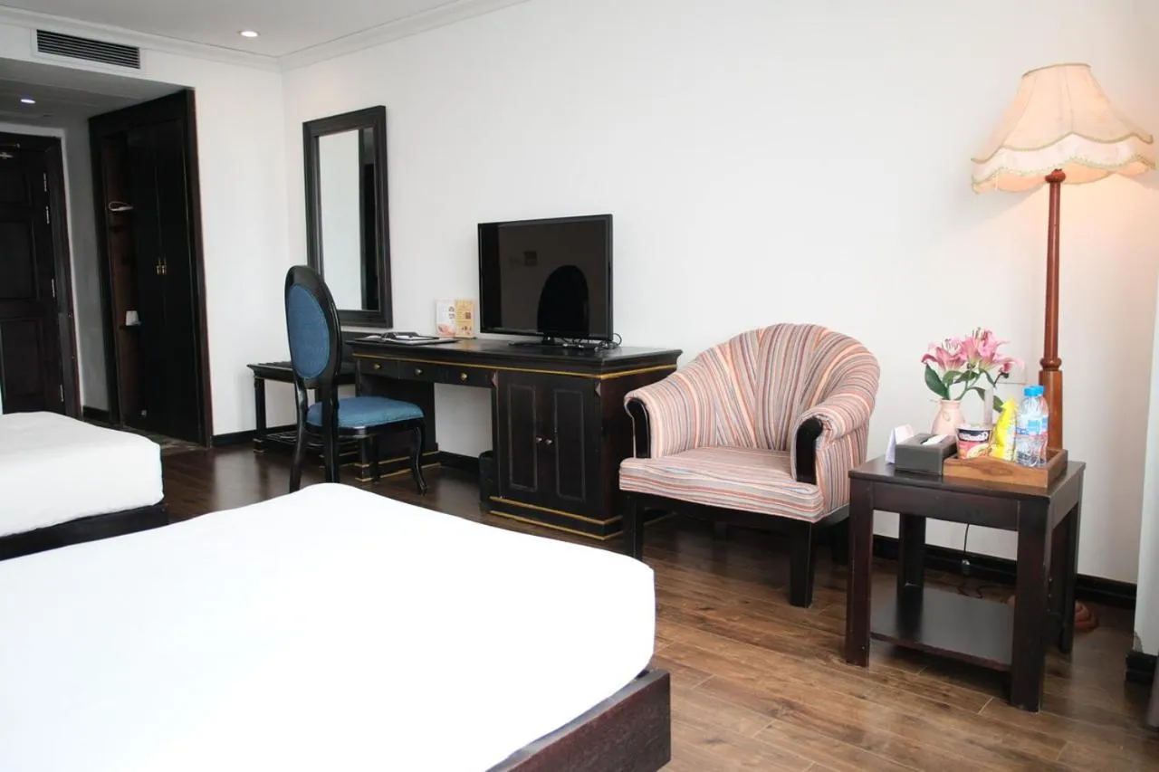 Bed in The Vissai Hotel