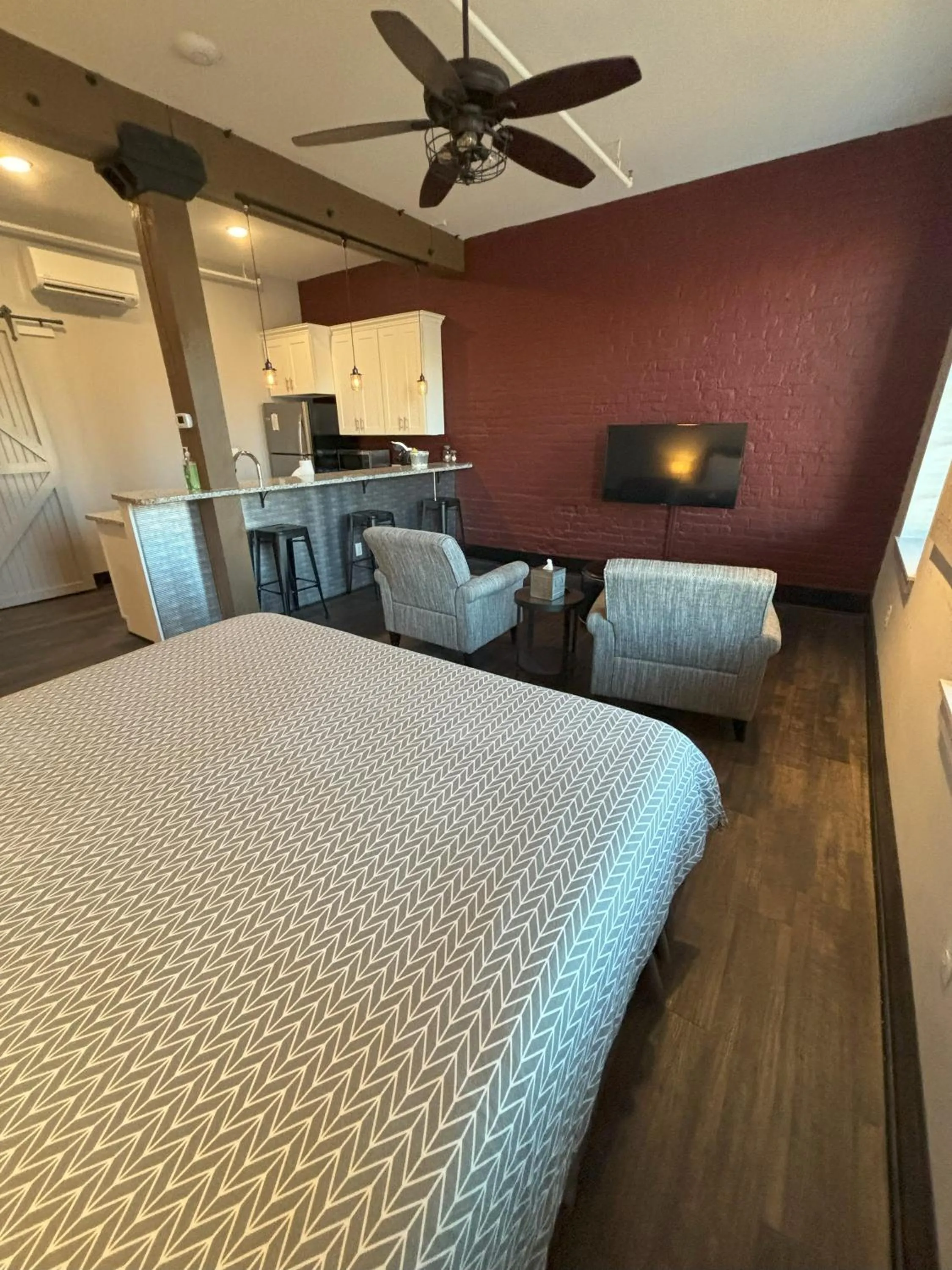 Bed in Gibson's Warehouse