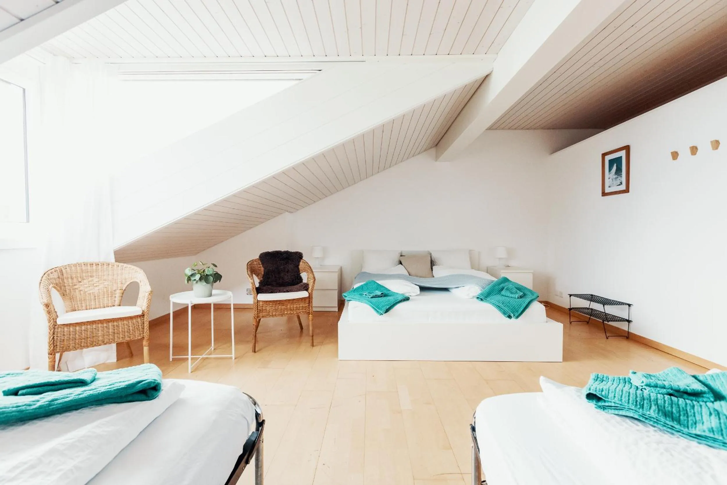 Bed in Lake Villa Lotus