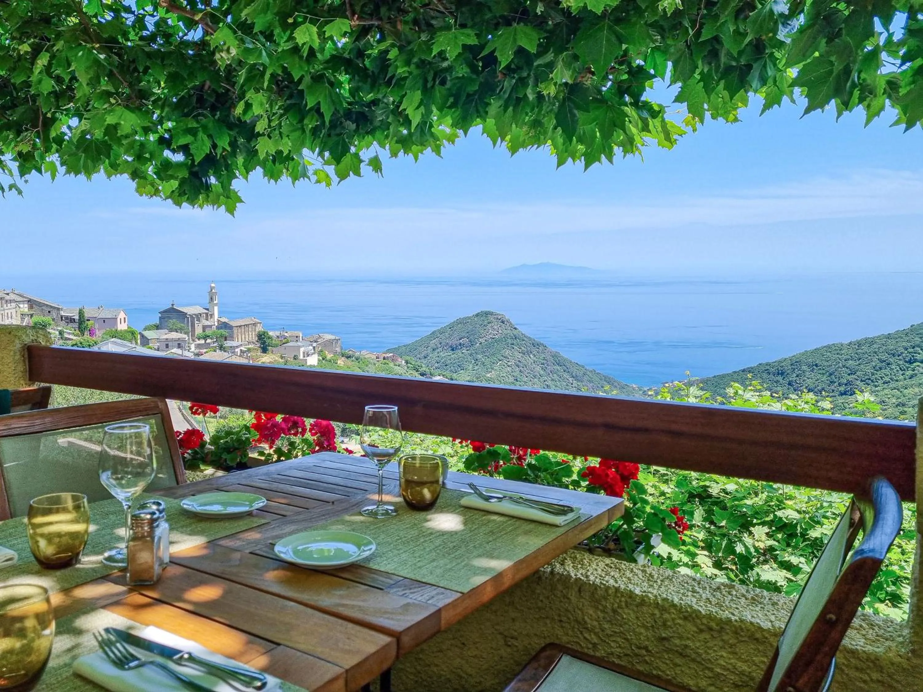 Sea view in Hôtel Restaurant la Corniche