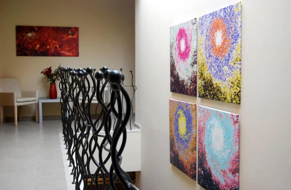 Decorative detail in Astrolabe Hotel