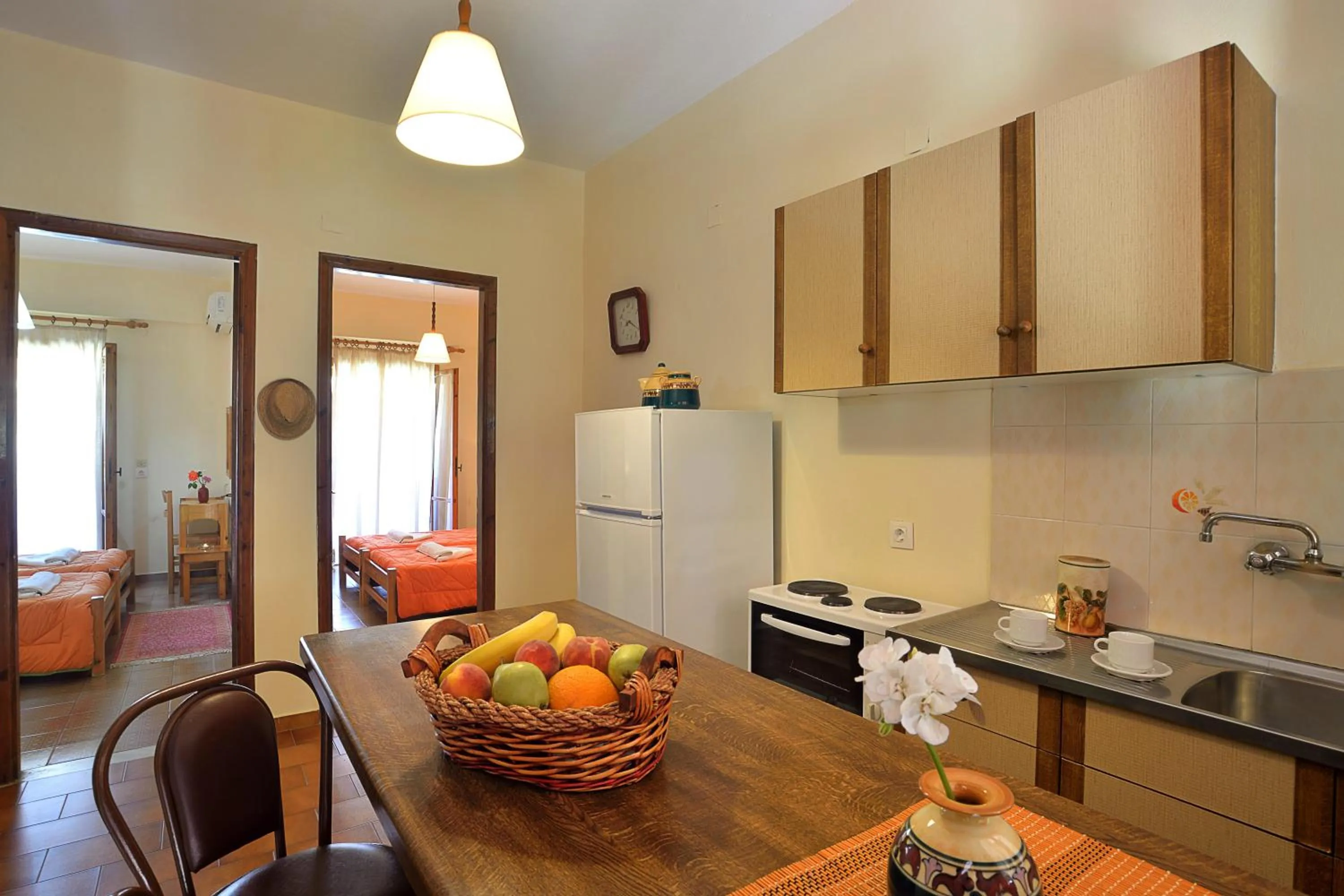 Kitchen or kitchenette in Feeloxenia Corfu Apartments