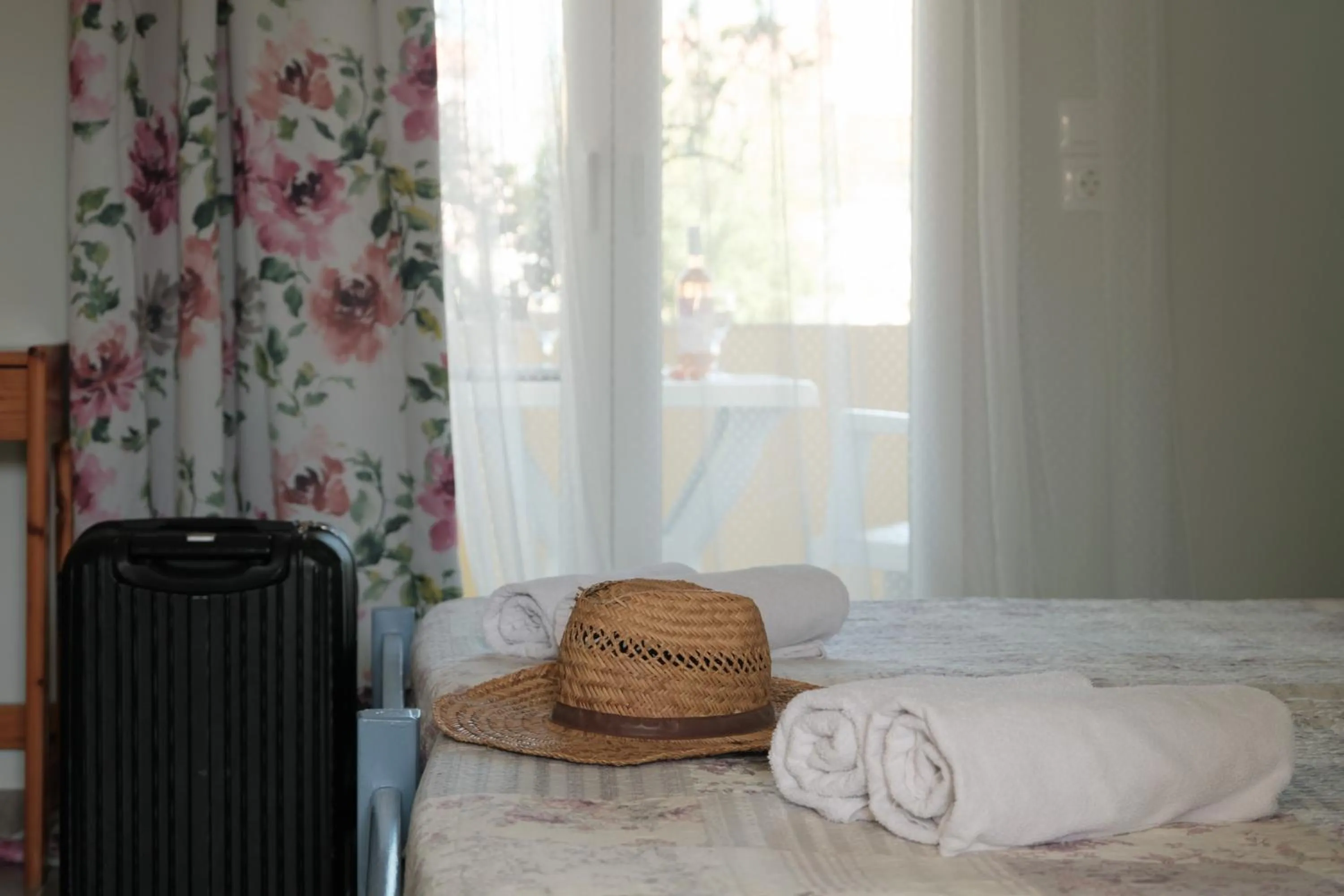 Bed in Feeloxenia Corfu Apartments