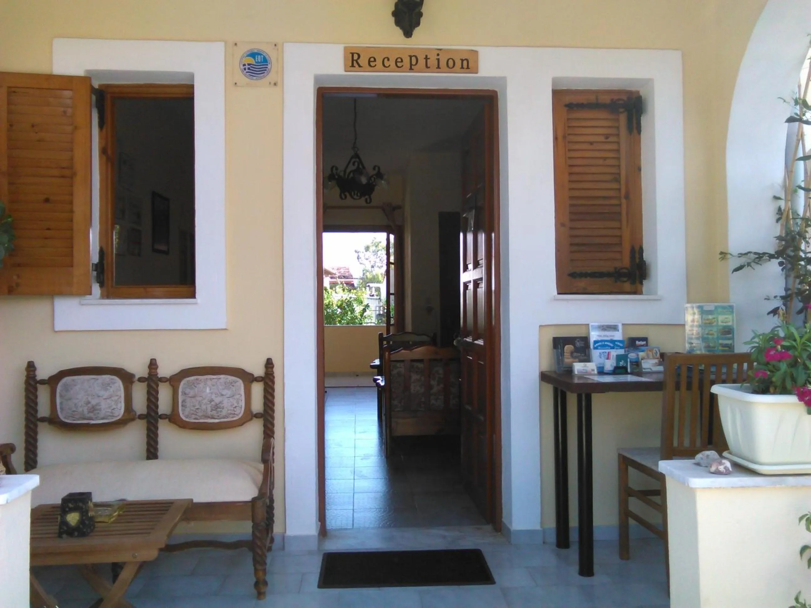 Lobby or reception in Feeloxenia Corfu Apartments