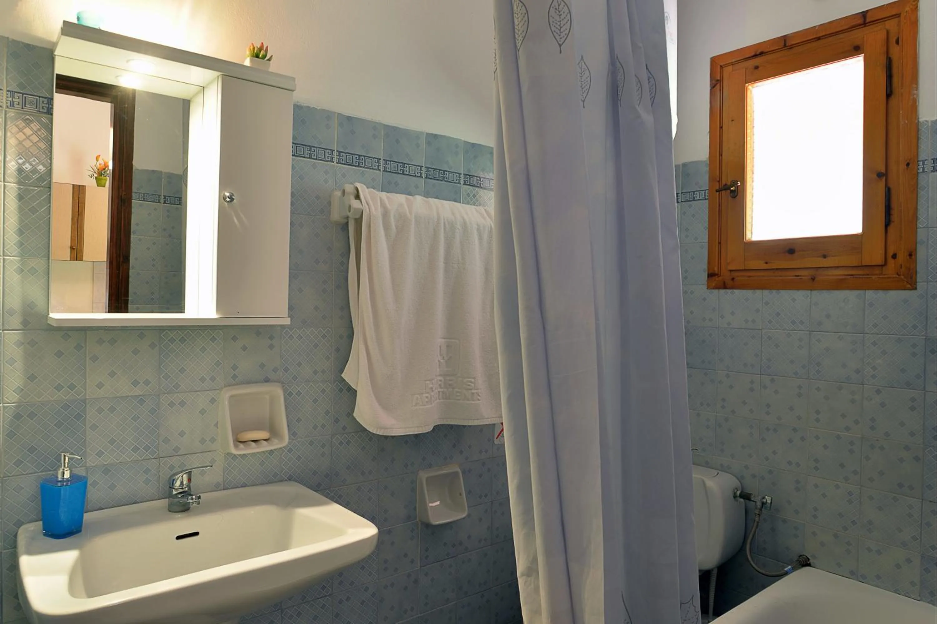 Bathroom in Feeloxenia Corfu Apartments