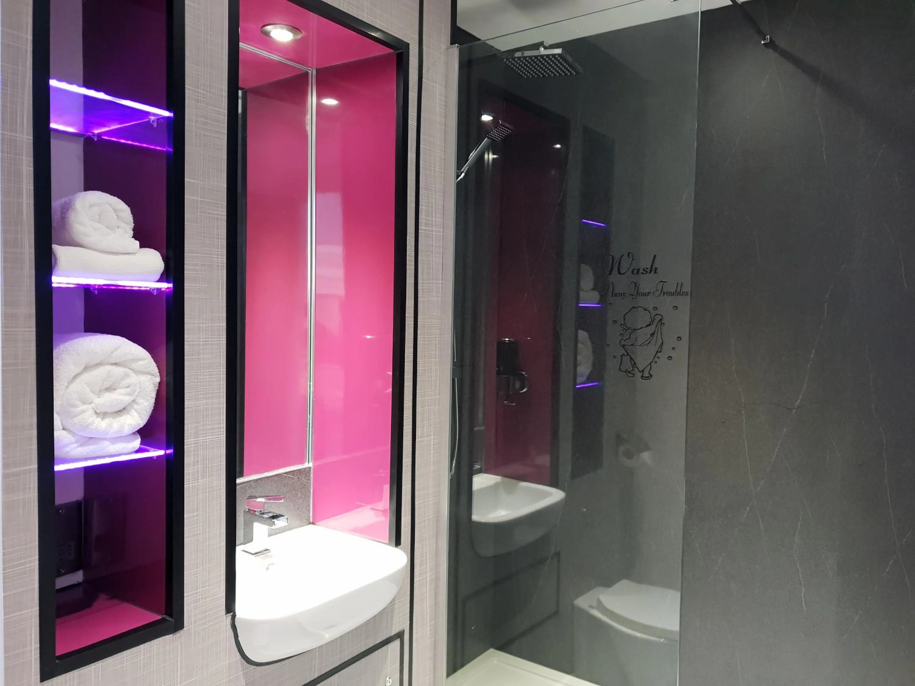 Bathroom in Escape Hotel