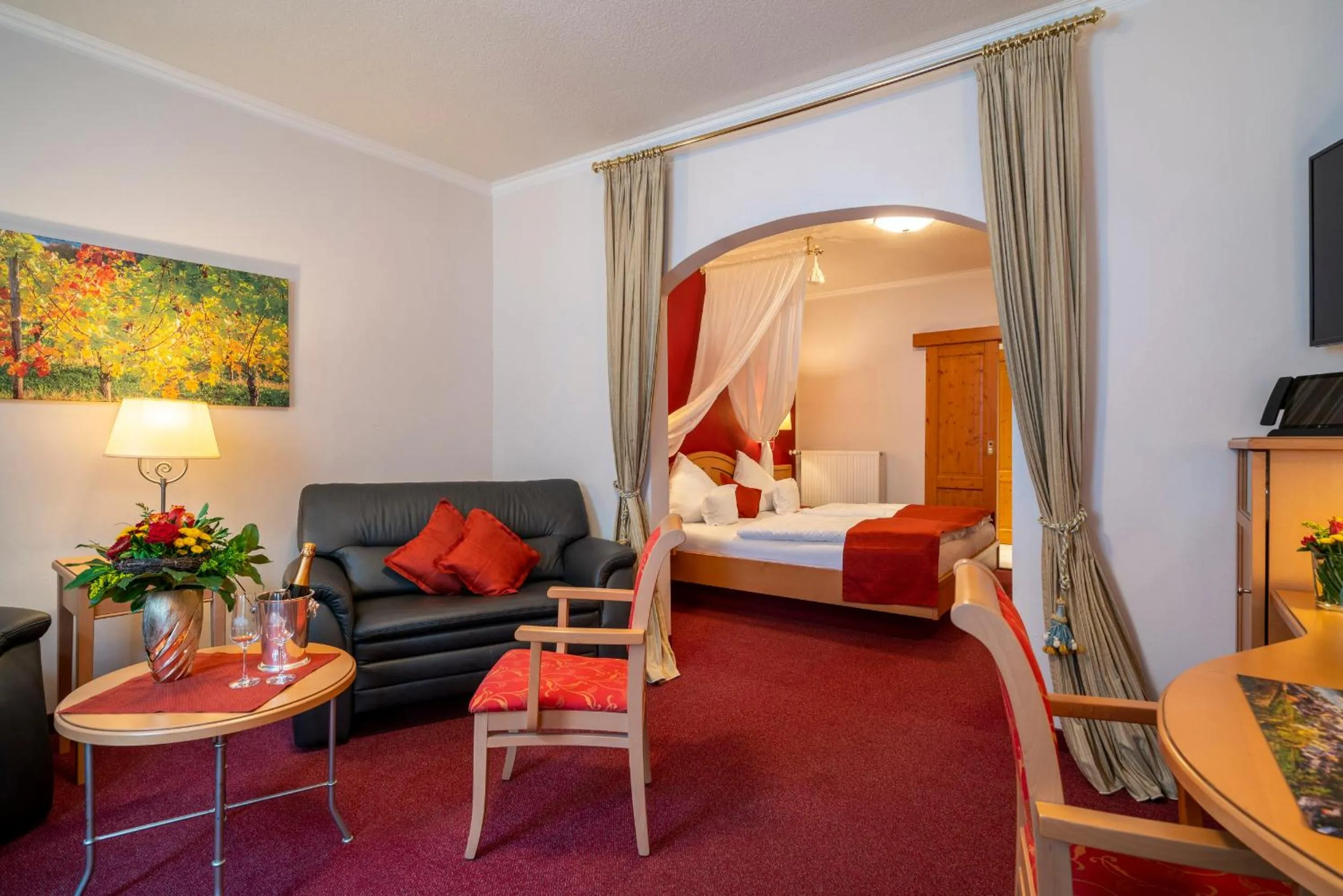 Living room, Bed in Altkölnischer Hof