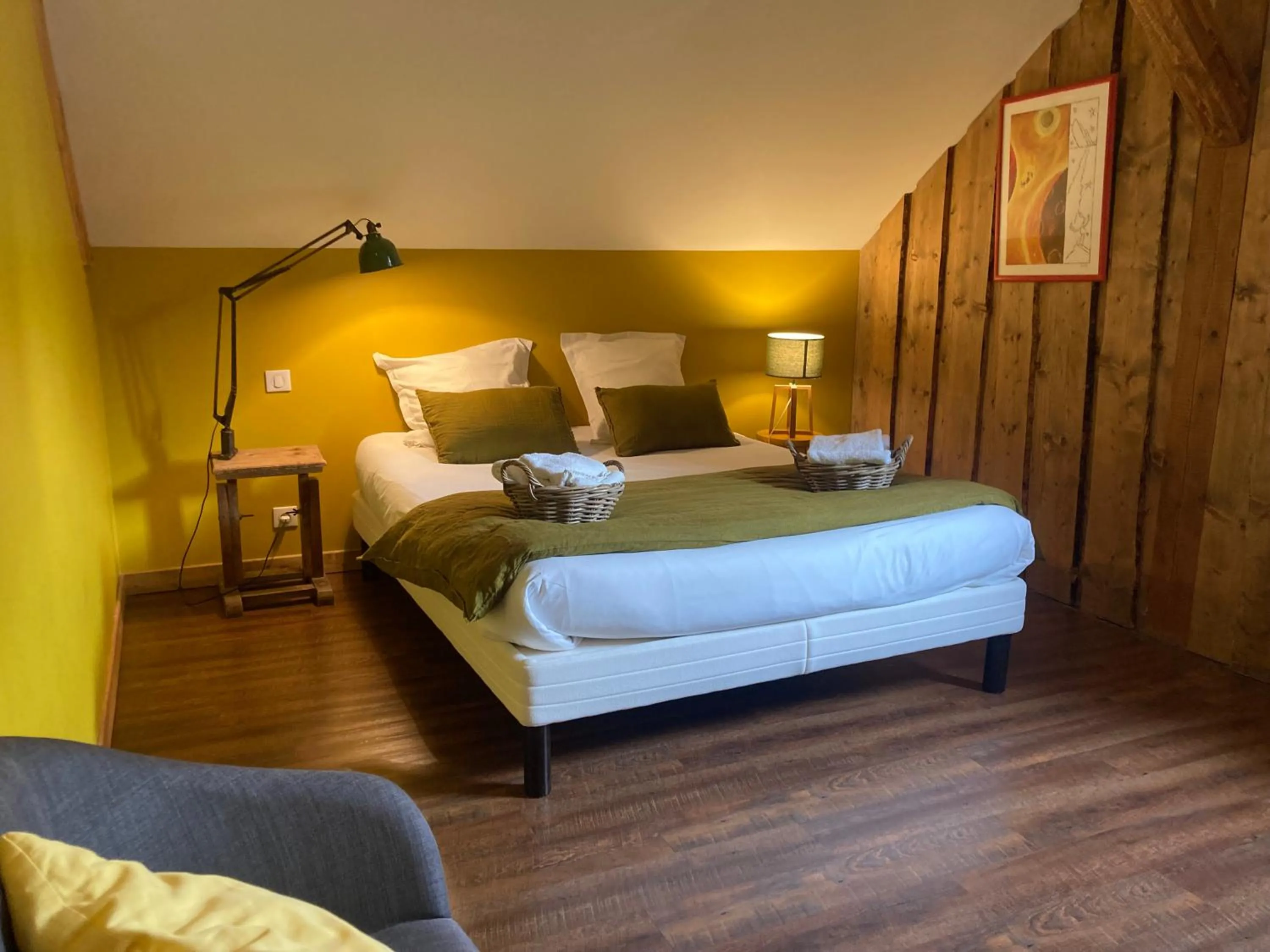 Bed in Chez Jeanmyvonne