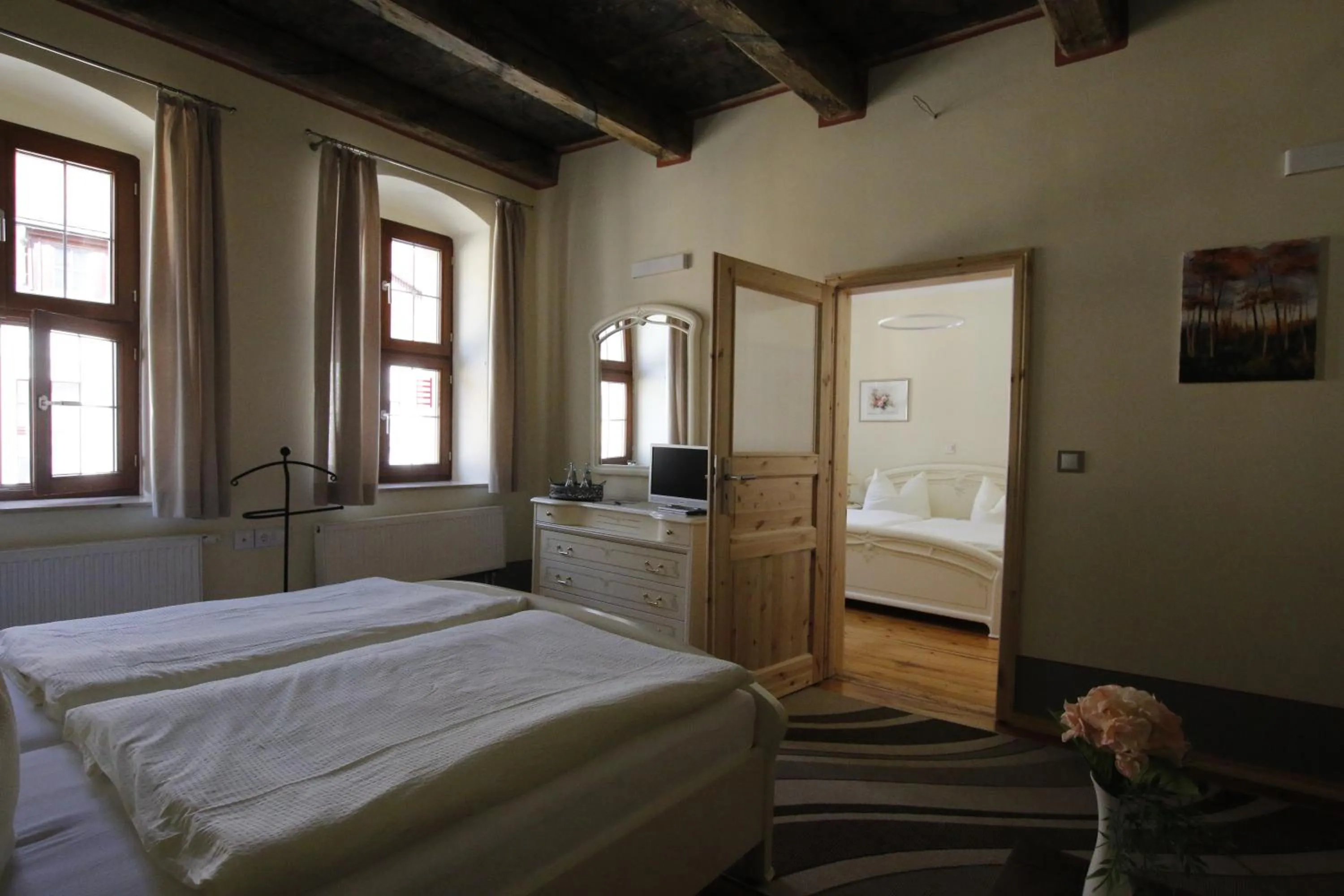 Bed in Hotel Zum Klötzelmönch