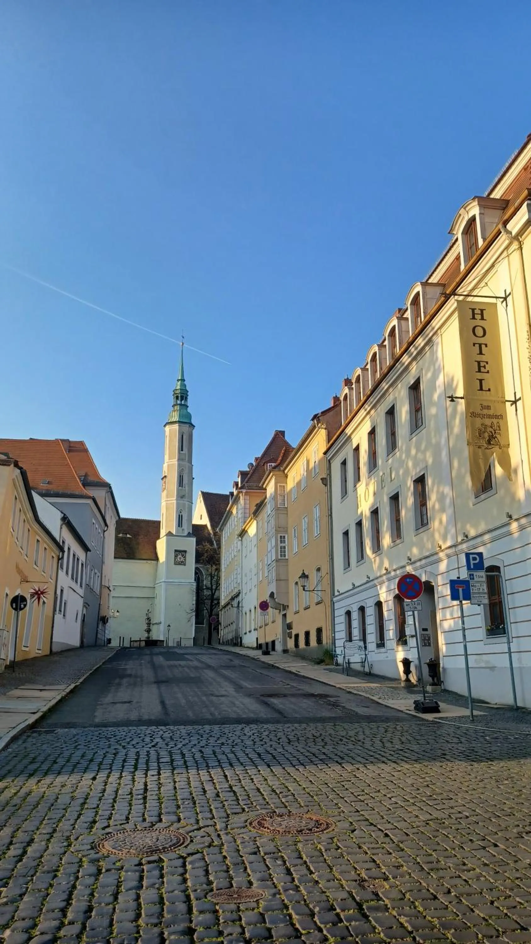Quiet street view in Hotel Zum Klötzelmönch