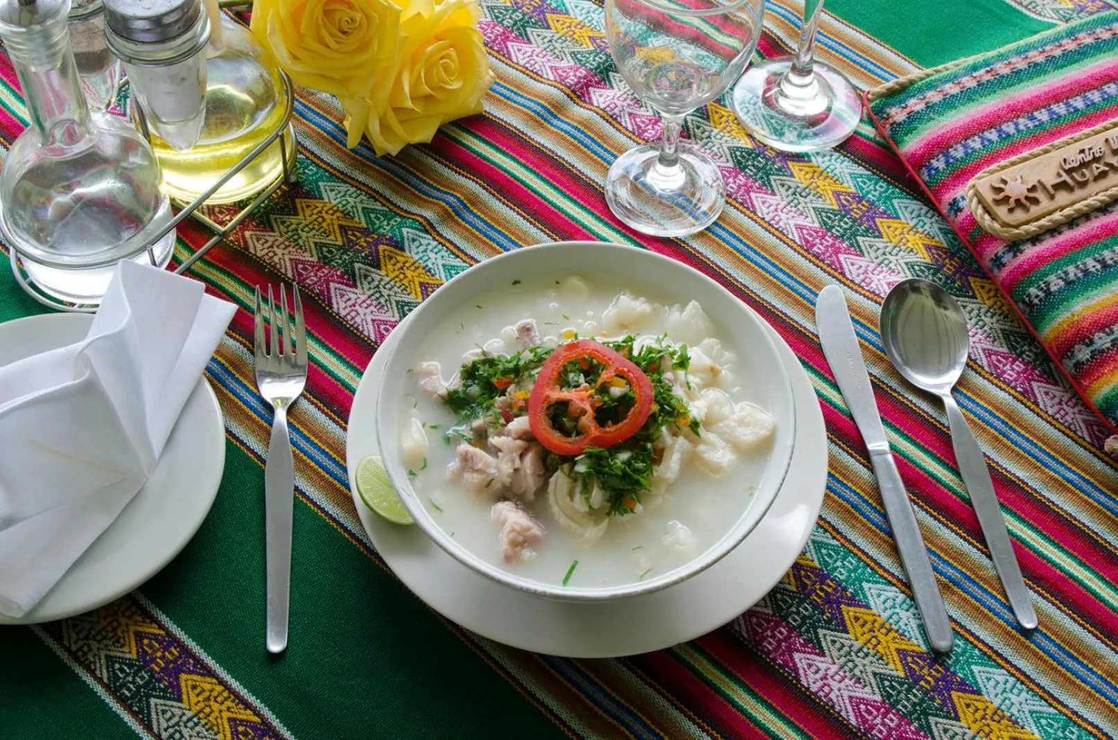Food close-up in Centro Vacacional Huaychulo