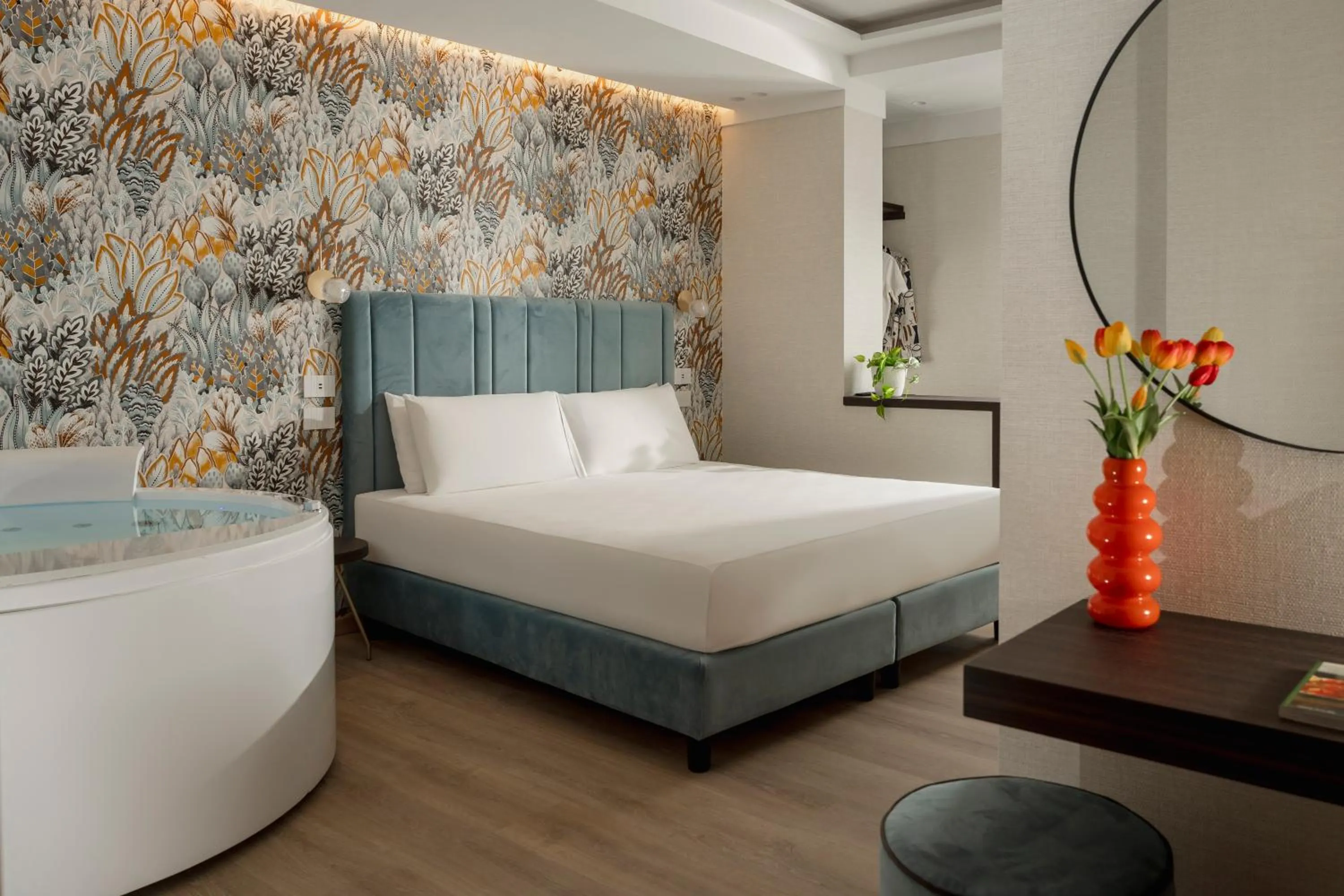 Bedroom, Bed in Hotel Grazia Riccione