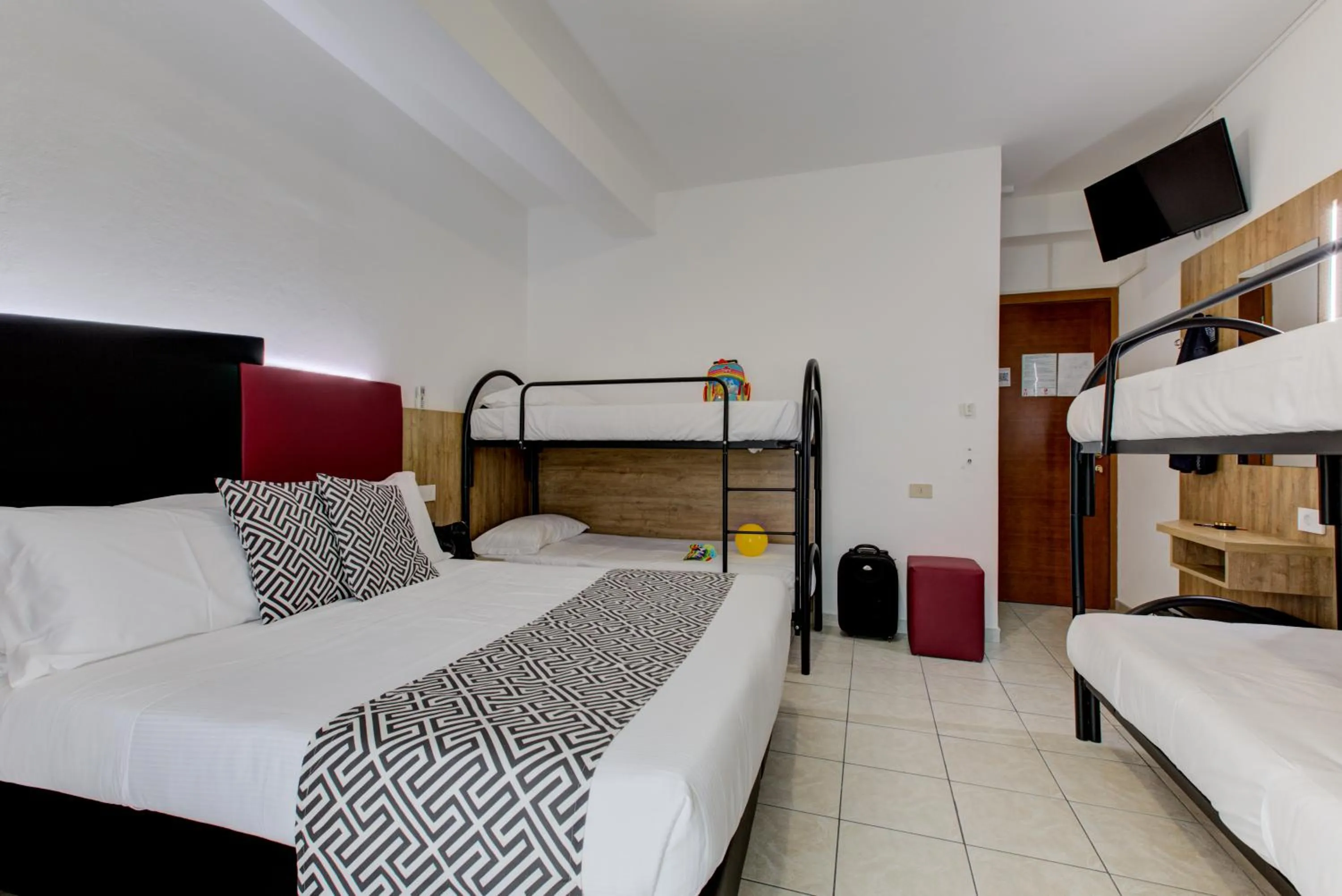 Photo of the whole room, Bed in Hotel Grazia Riccione