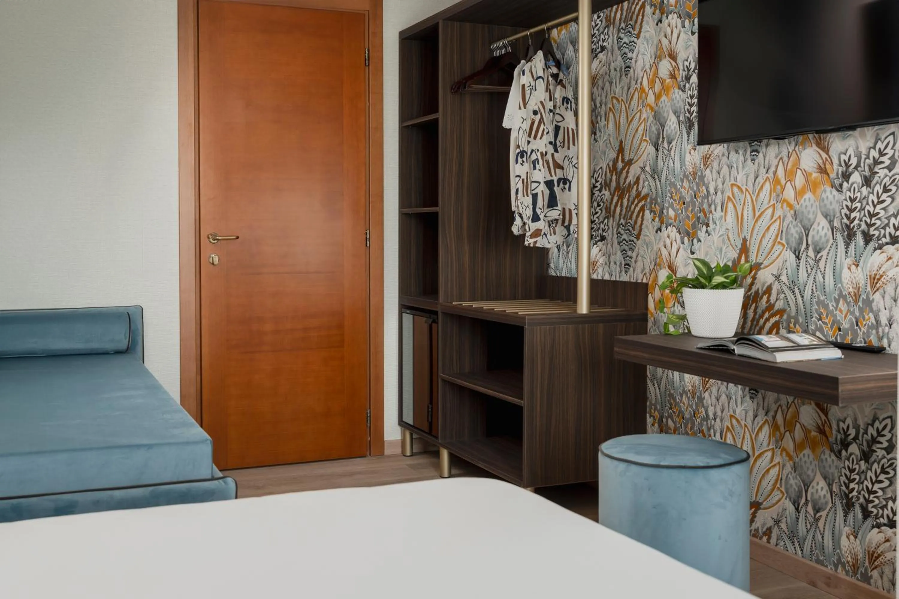 TV and multimedia, Bed in Hotel Grazia Riccione