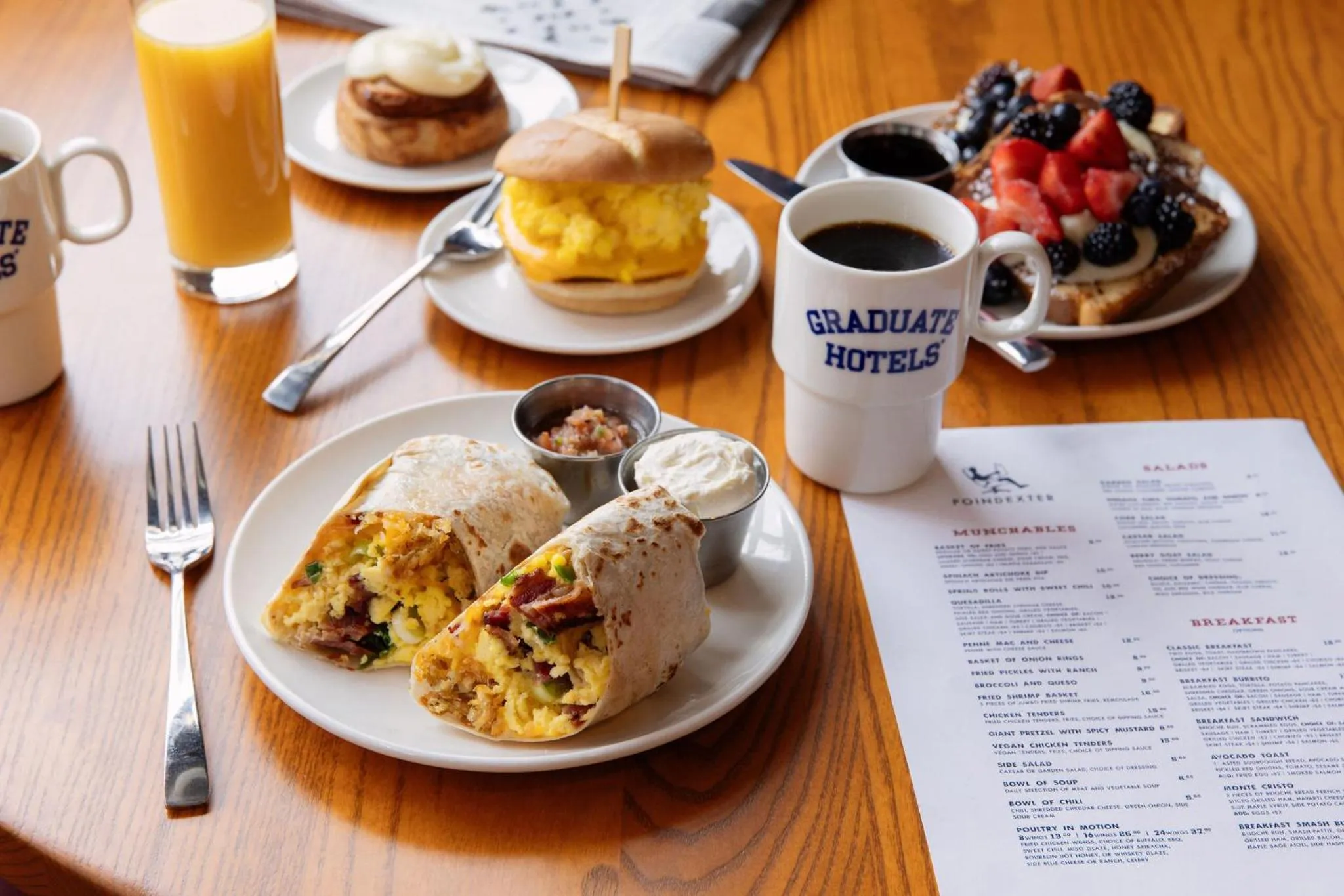 Restaurant/places to eat in Graduate by Hilton Bloomington