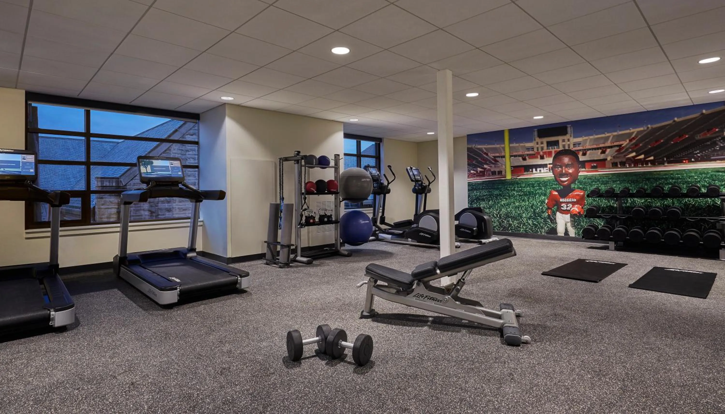 Fitness centre/facilities in Graduate by Hilton Bloomington