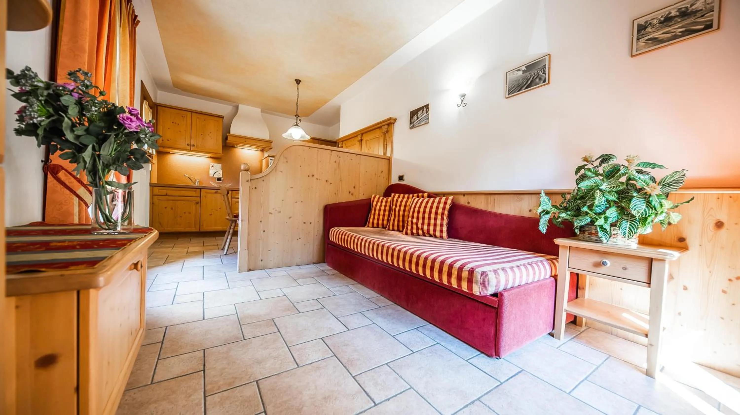 Living room in Chalet Mottolino