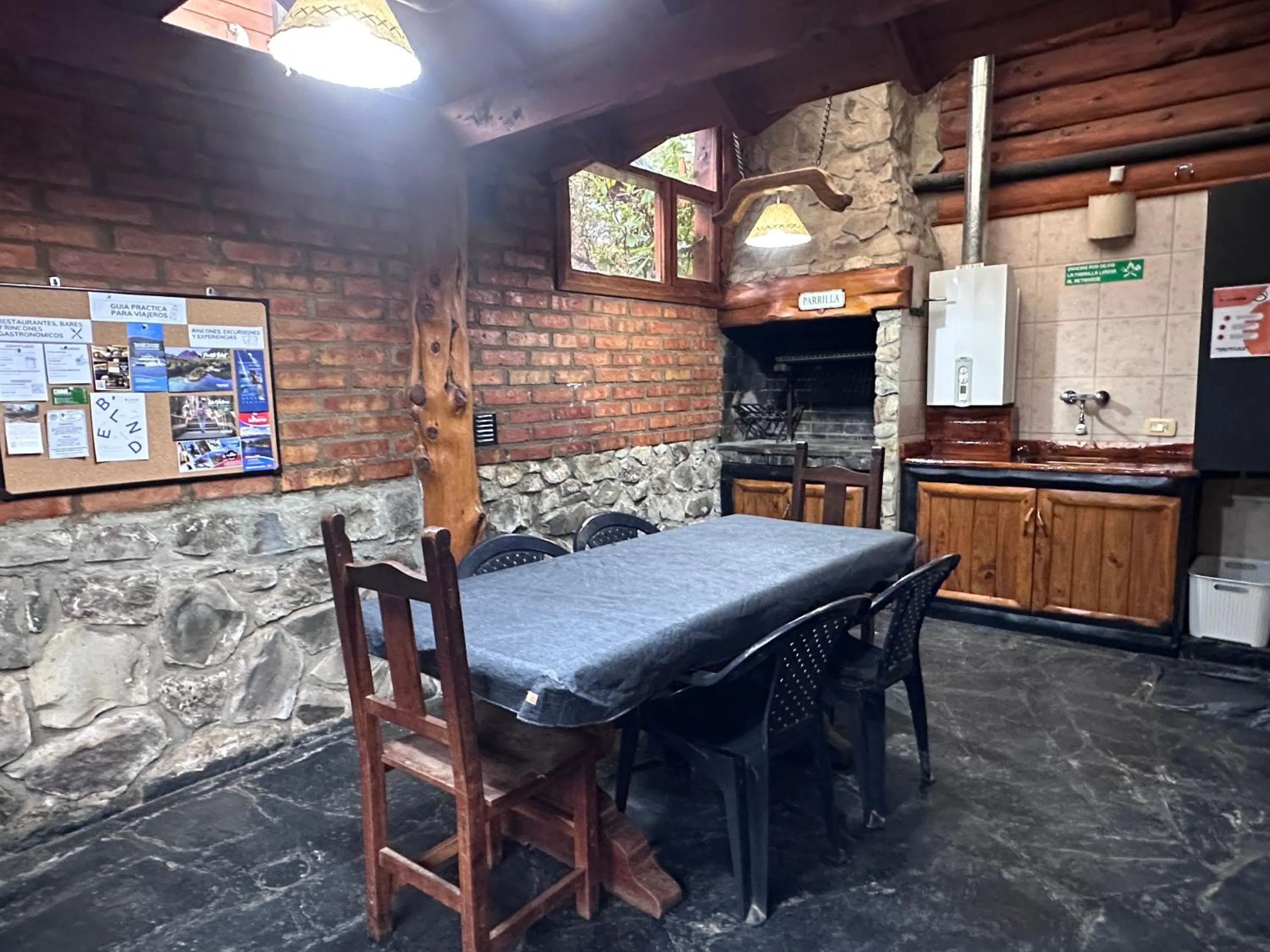 BBQ facilities in Cabañas Las Nubes